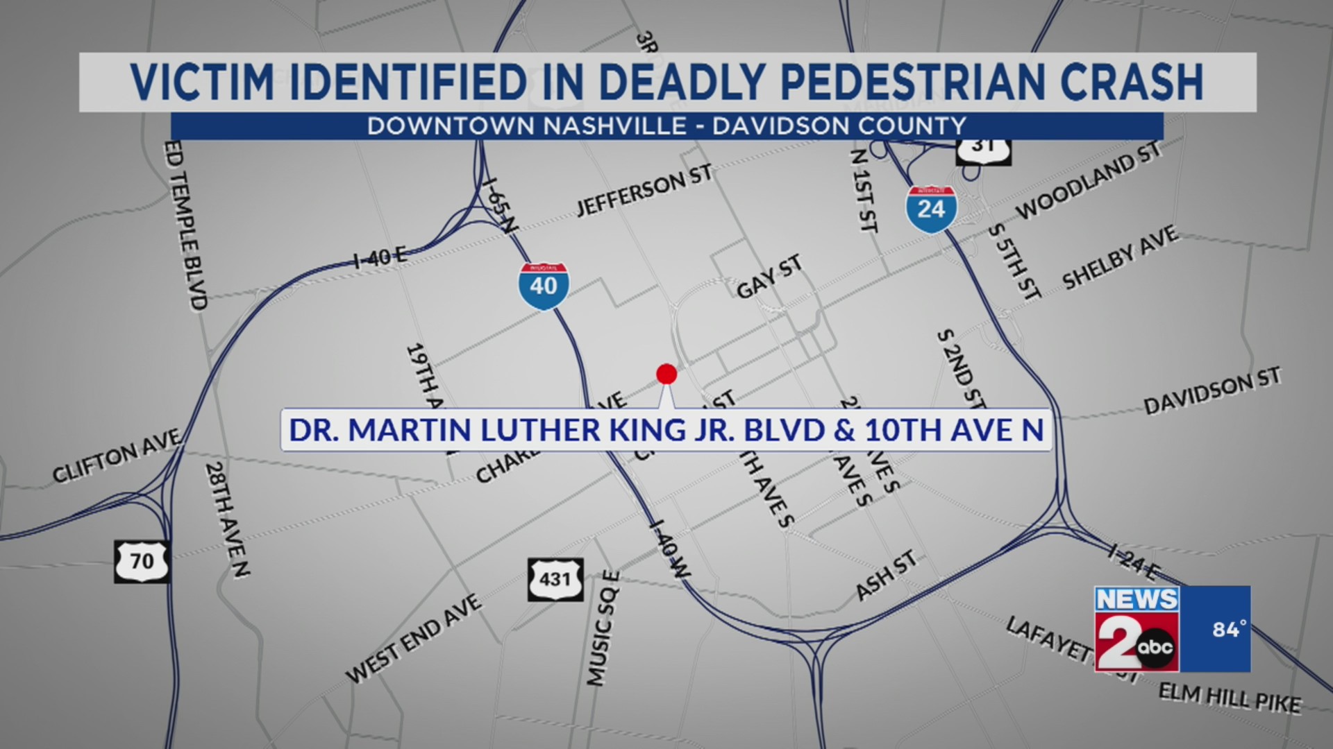 Victim identified in deadly pedestrian crash – WKRN News 2