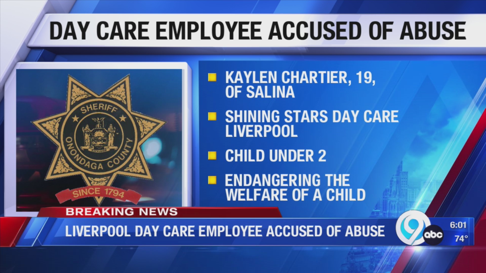 Day care employee accused of abuse – WSYR