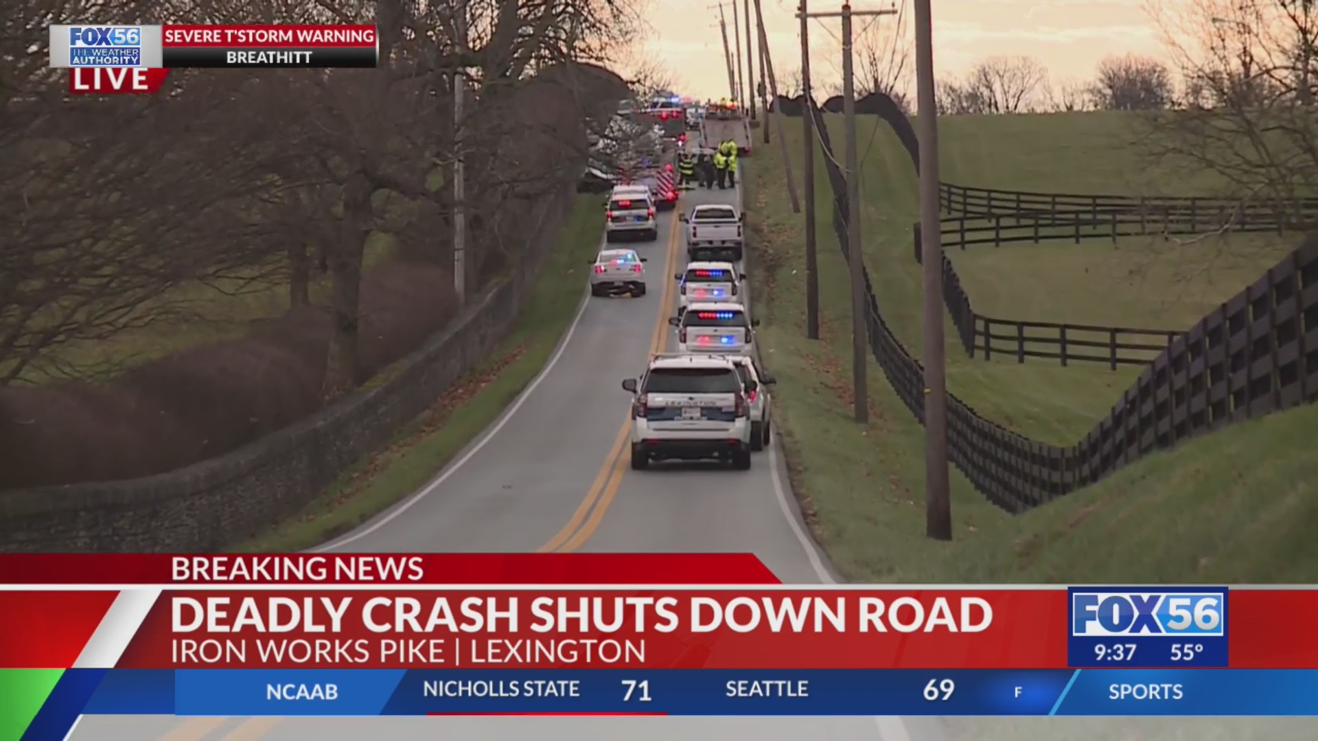 Deadly crash shuts down Iron Works Pike in Lexington – FOX 56 News