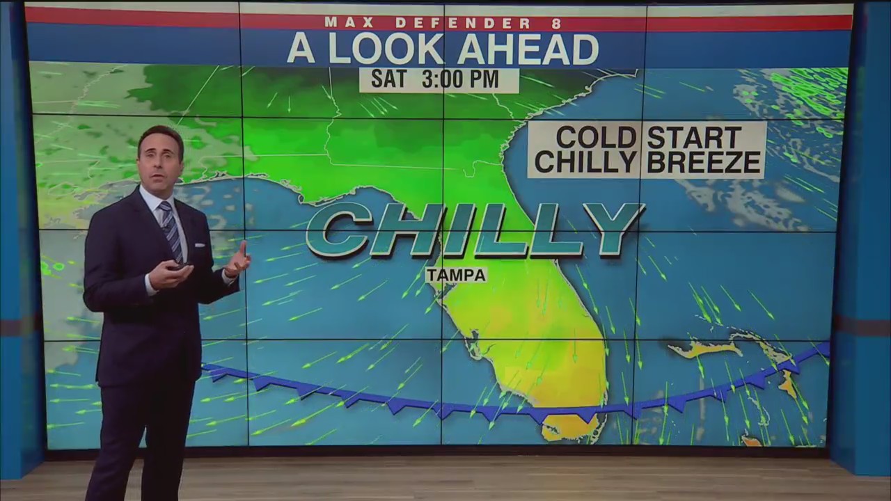 Chilly temperatures over the weekend, here’s Jeff’s forecast – WFLA