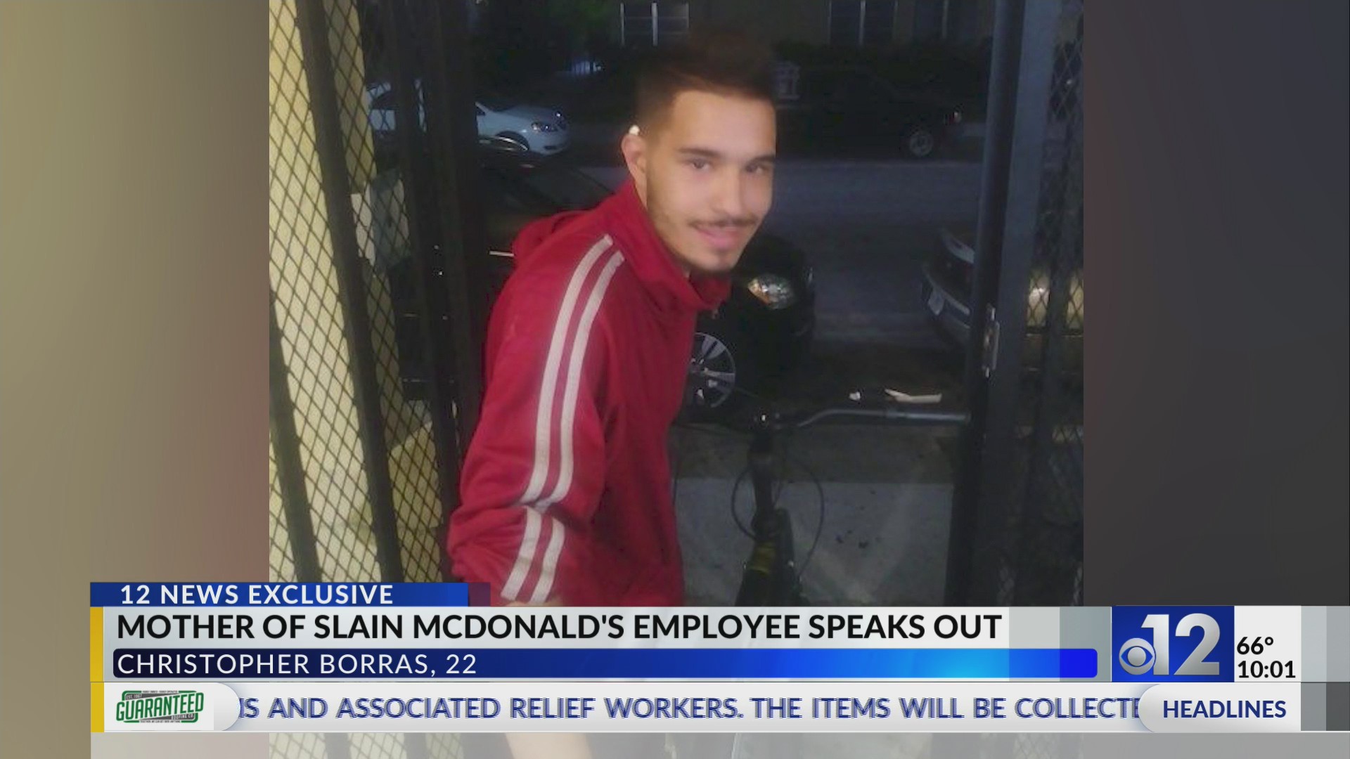 Mother of slain Jackson McDonald’s employee mourns loss of son WJTV