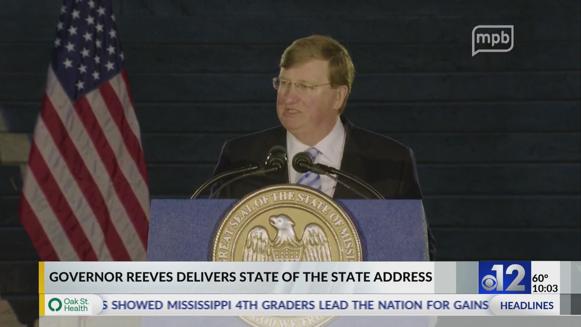 Mississippi governor delivers 2025 State of the State address – WJTV