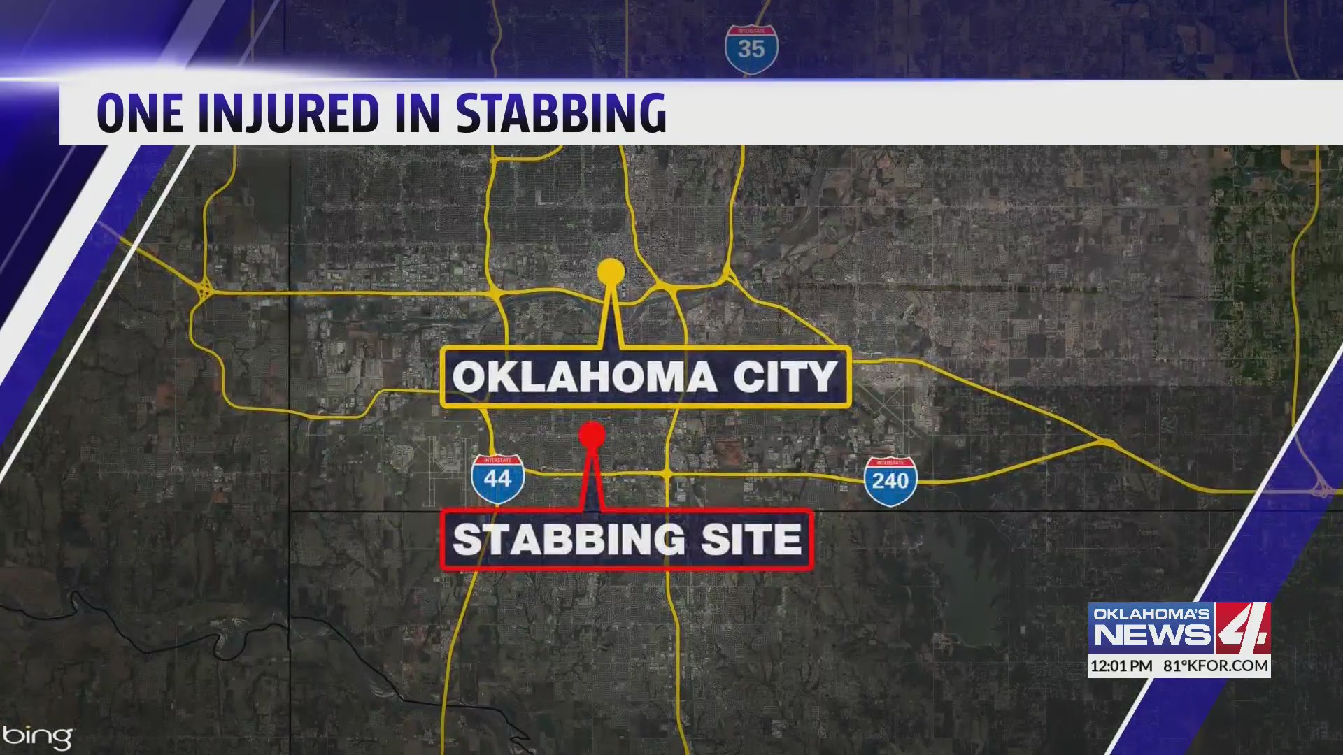 One injured in stabbing – KFOR.com Oklahoma City