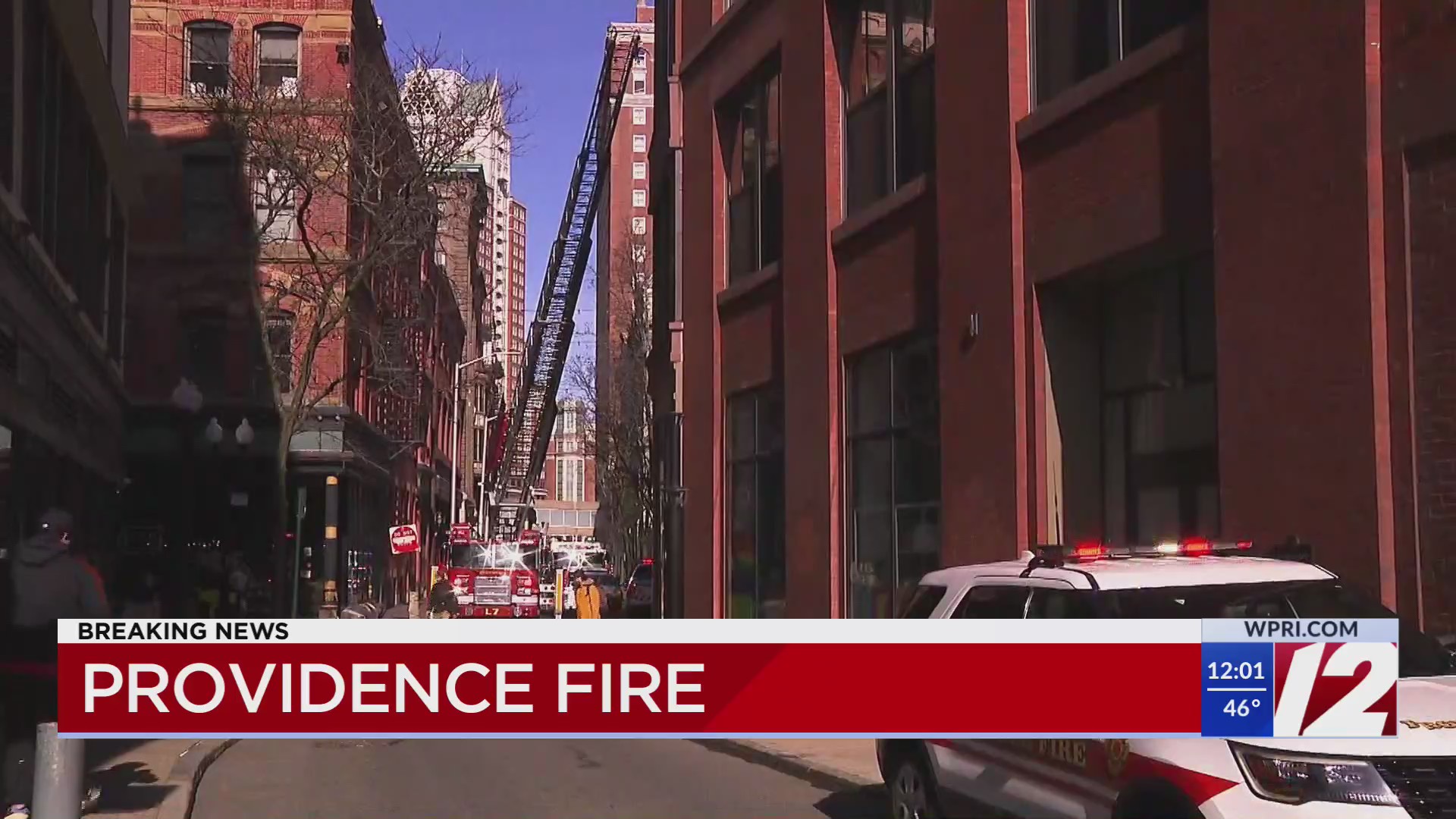 Crews battle fire in downtown Providence – WPRI.com