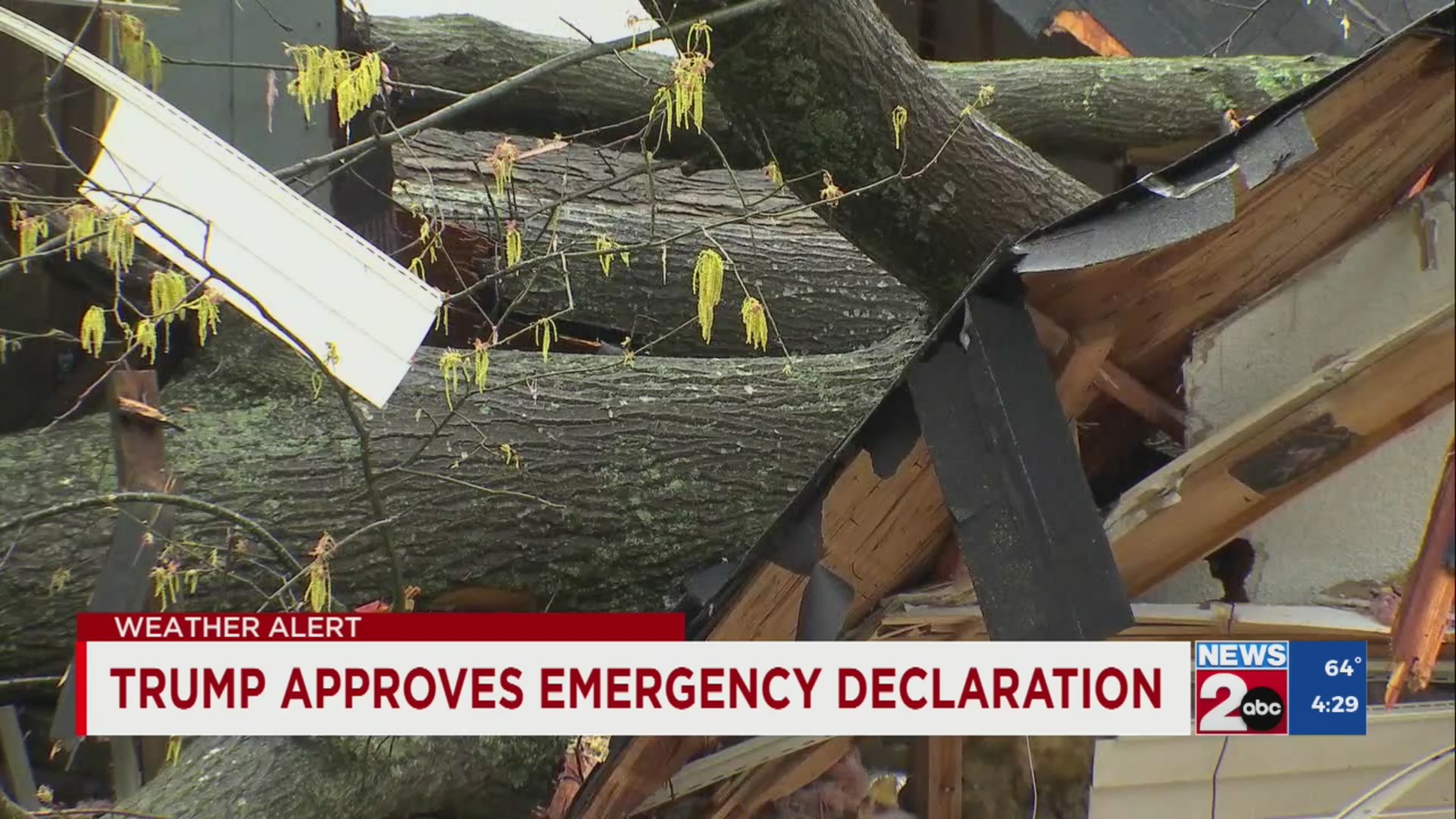 President Donald Trump approves emergency declaration for TN – WKRN News 2