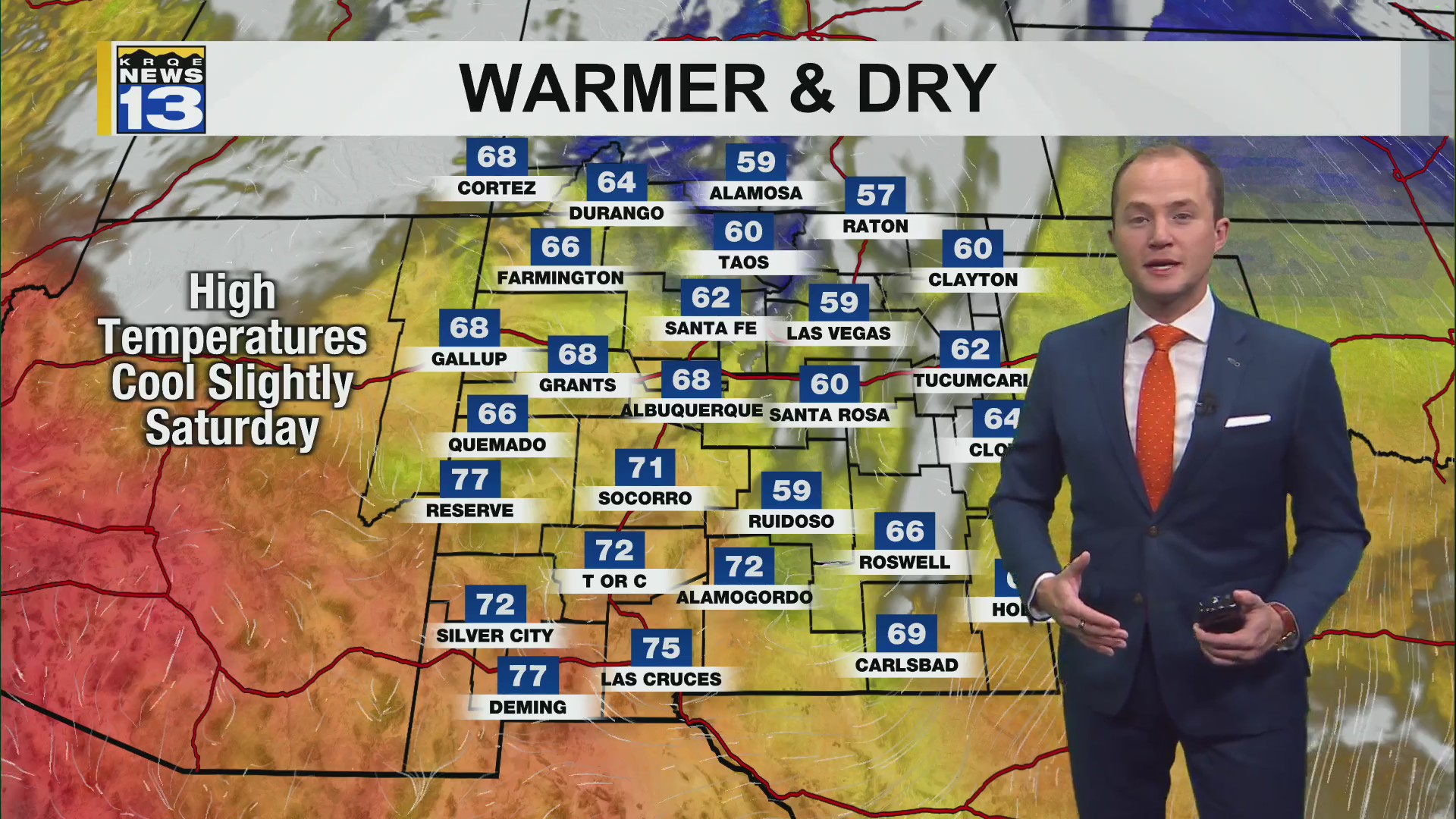 Staying quiet, dry, and mild across New Mexico – KRQE NEWS 13 ...