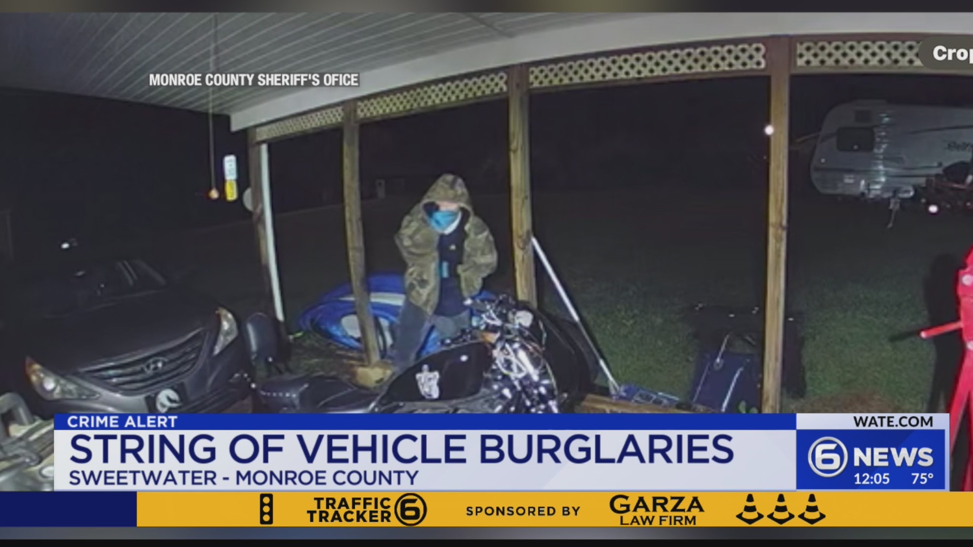 Monroe County sheriff seeks help identifying vehicle burglar – WATE 6 ...