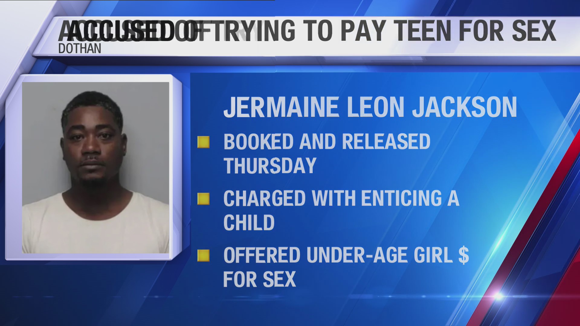 Dothan man accused of trying to pay teen for sex, police claim – WDHN ...