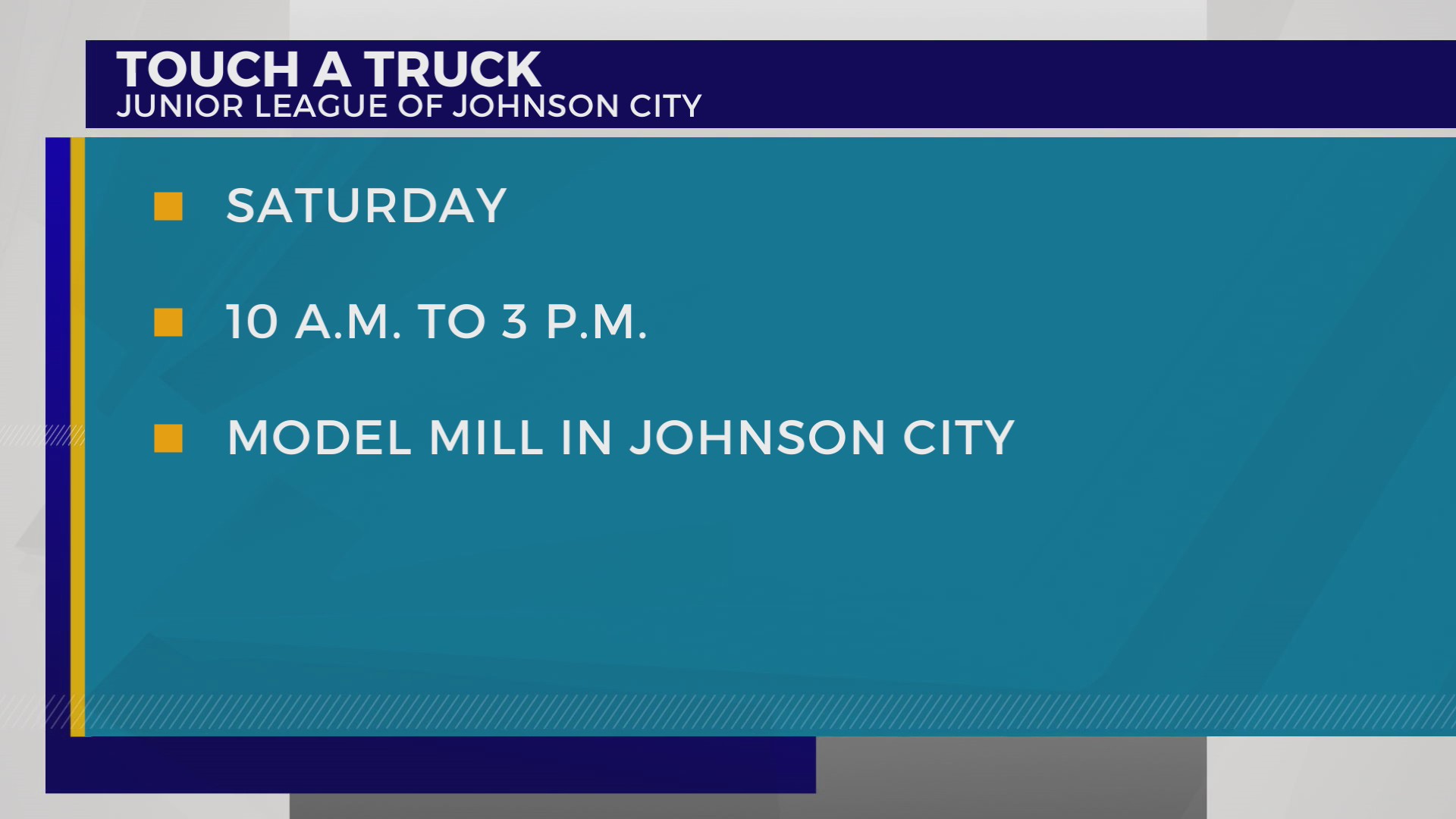 Junior League of Johnson City to host Touch A Truck event – WJHL | Tri ...
