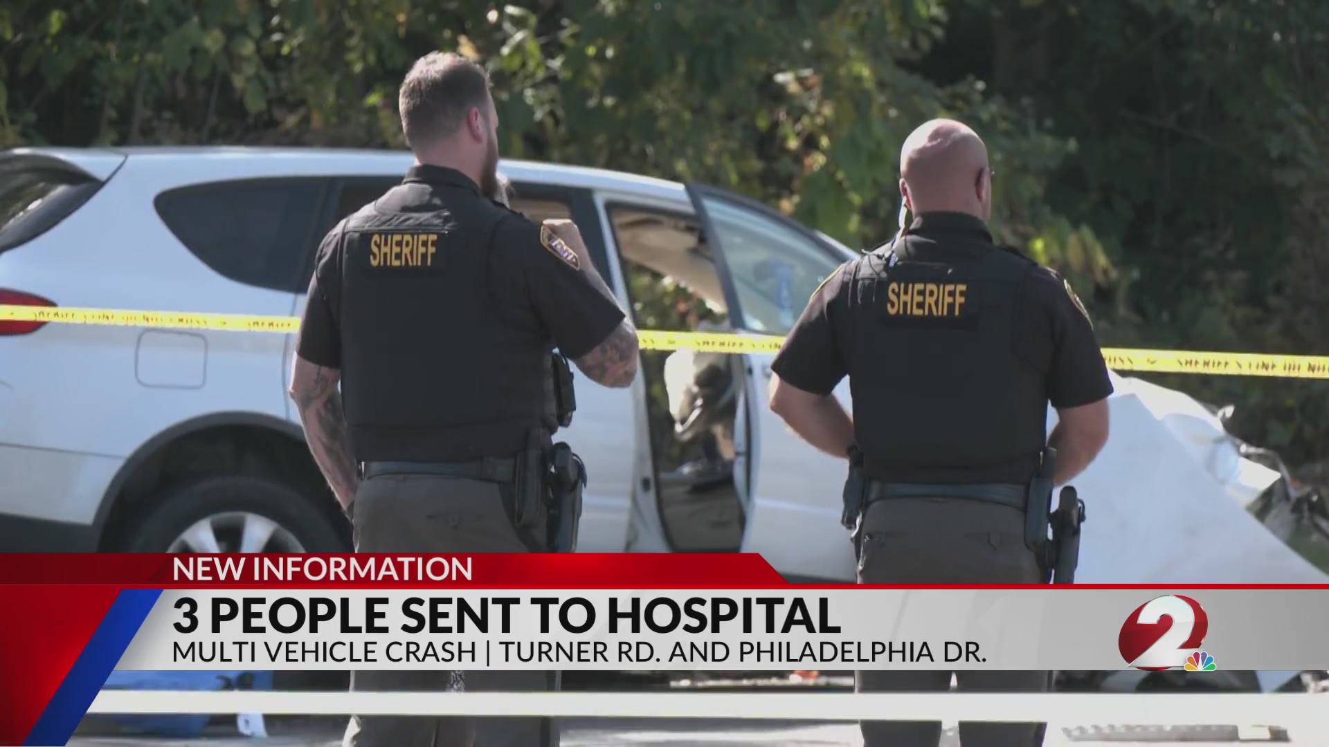 3 people sent to hospital following multi-vehicle crash – WDTN.com