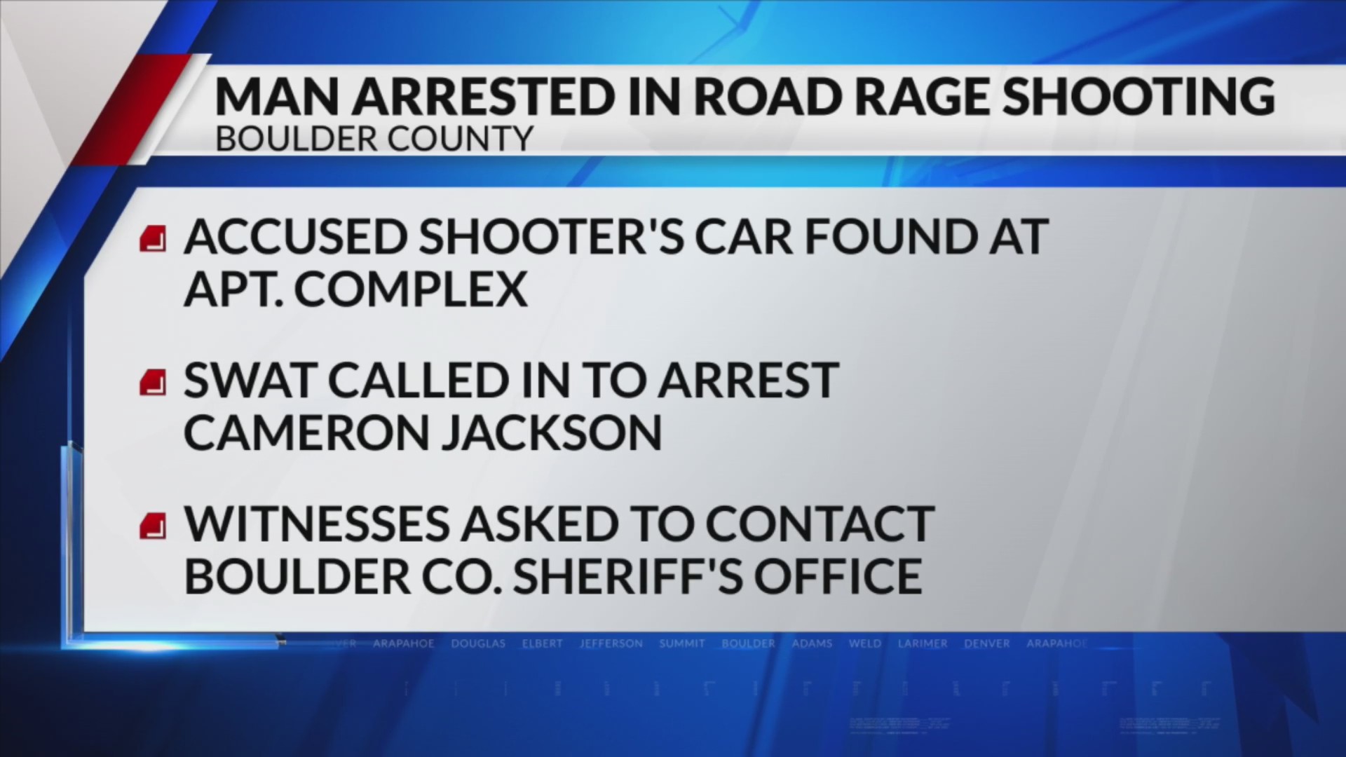Driver arrested after ‘road rage incident’ on US 36 in Boulder – FOX31 ...