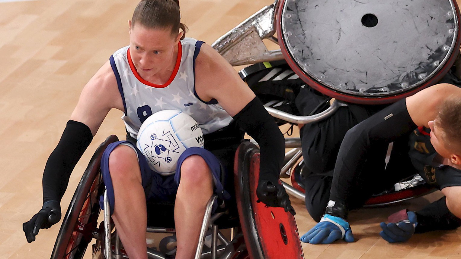 Jennifer Ruddell Woman makes history as the first to play wheelchair rugby for Team USA ...
