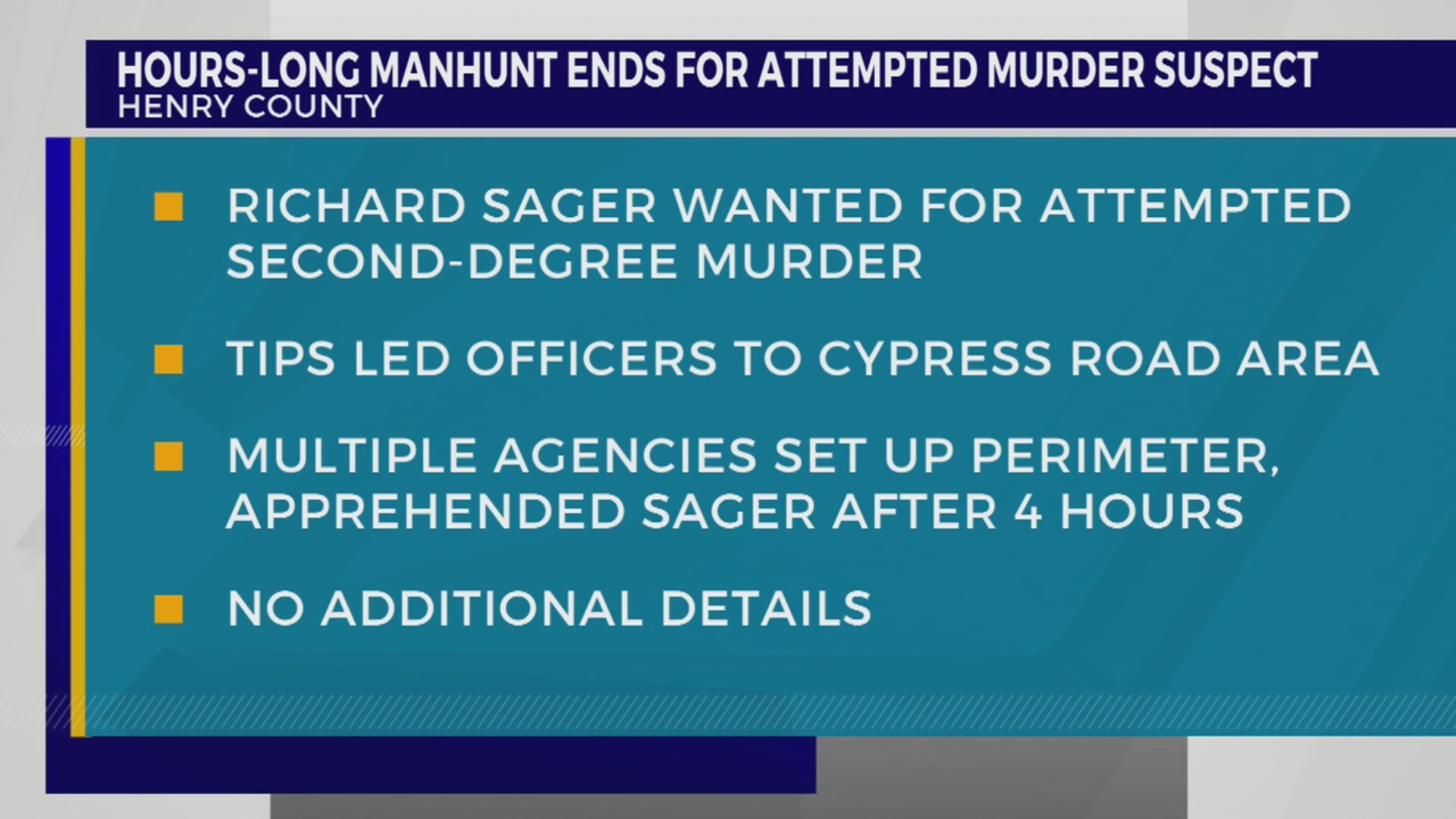 Man wanted for attempted murder arrested in Henry County – WKRN News 2