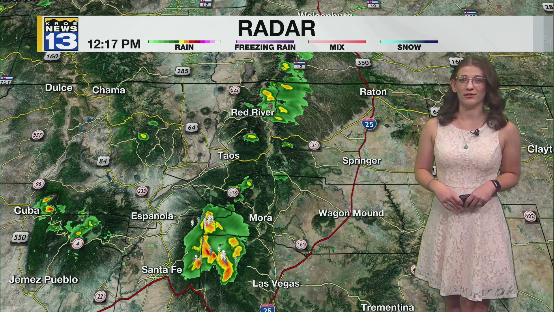 Afternoon showers & storms could cause flooding – KRQE NEWS 13 ...