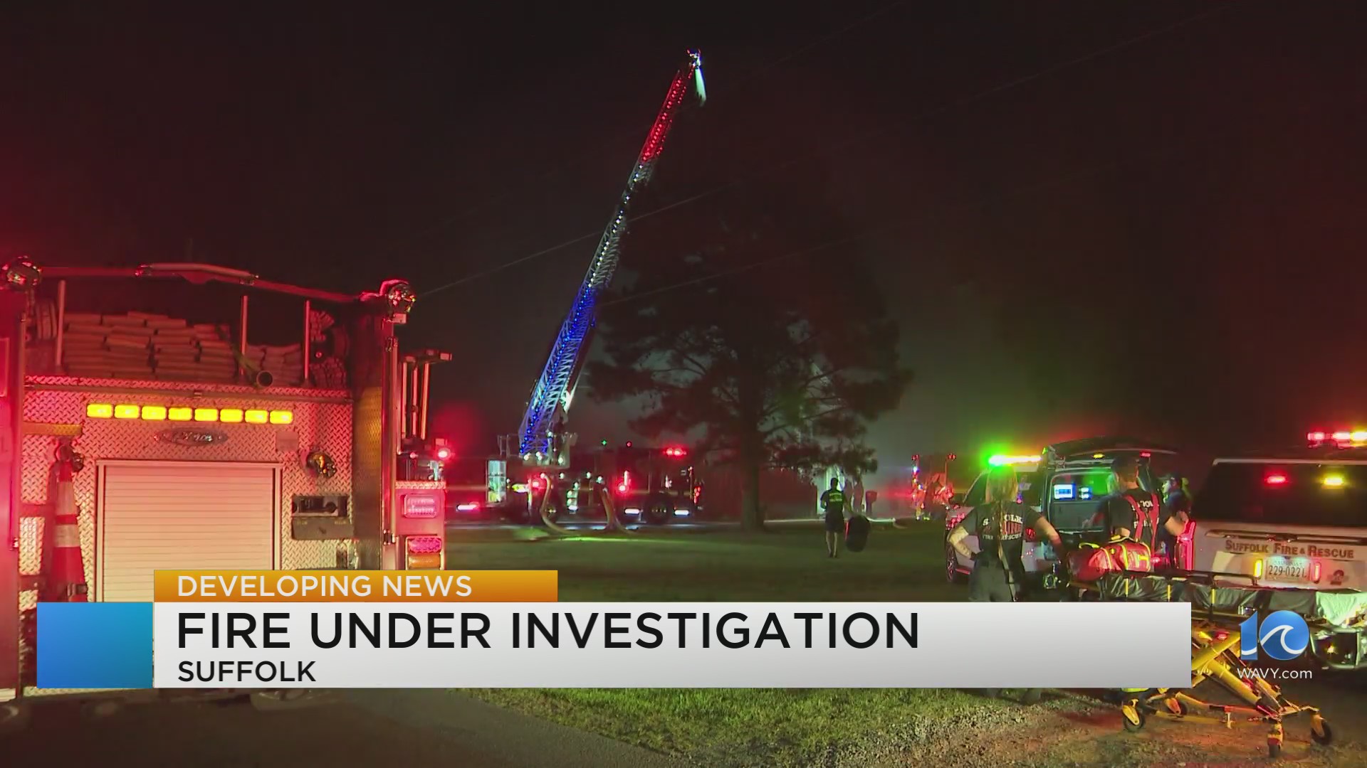 5 people displaced following Suffolk house fire – WAVY.com