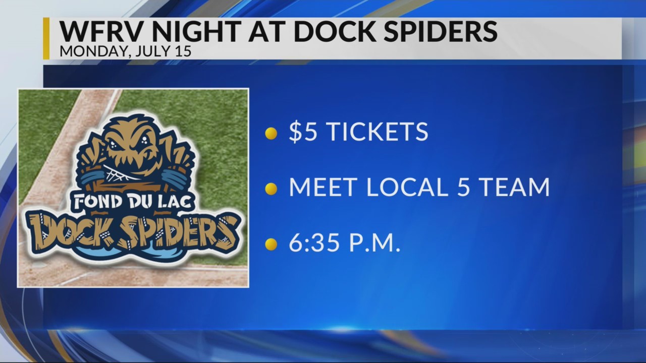 WFRV Night at the Dock Spiders – WFRV Local 5 – Green Bay, Appleton