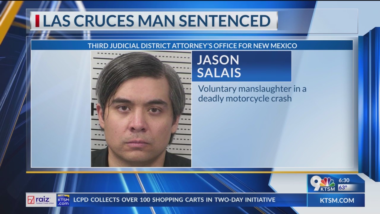 Man sentenced for voluntary manslaughter in motorcycle crash – KTSM 9 News