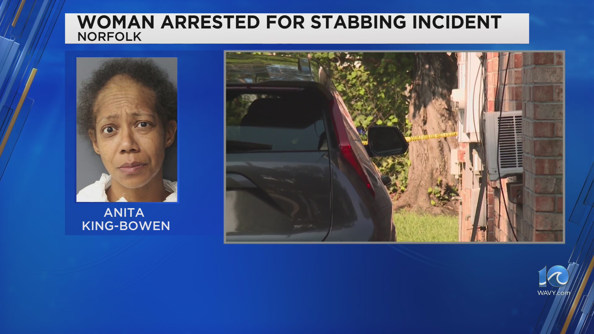 1 woman arrested after stabbing on Wellington St. – WAVY.com