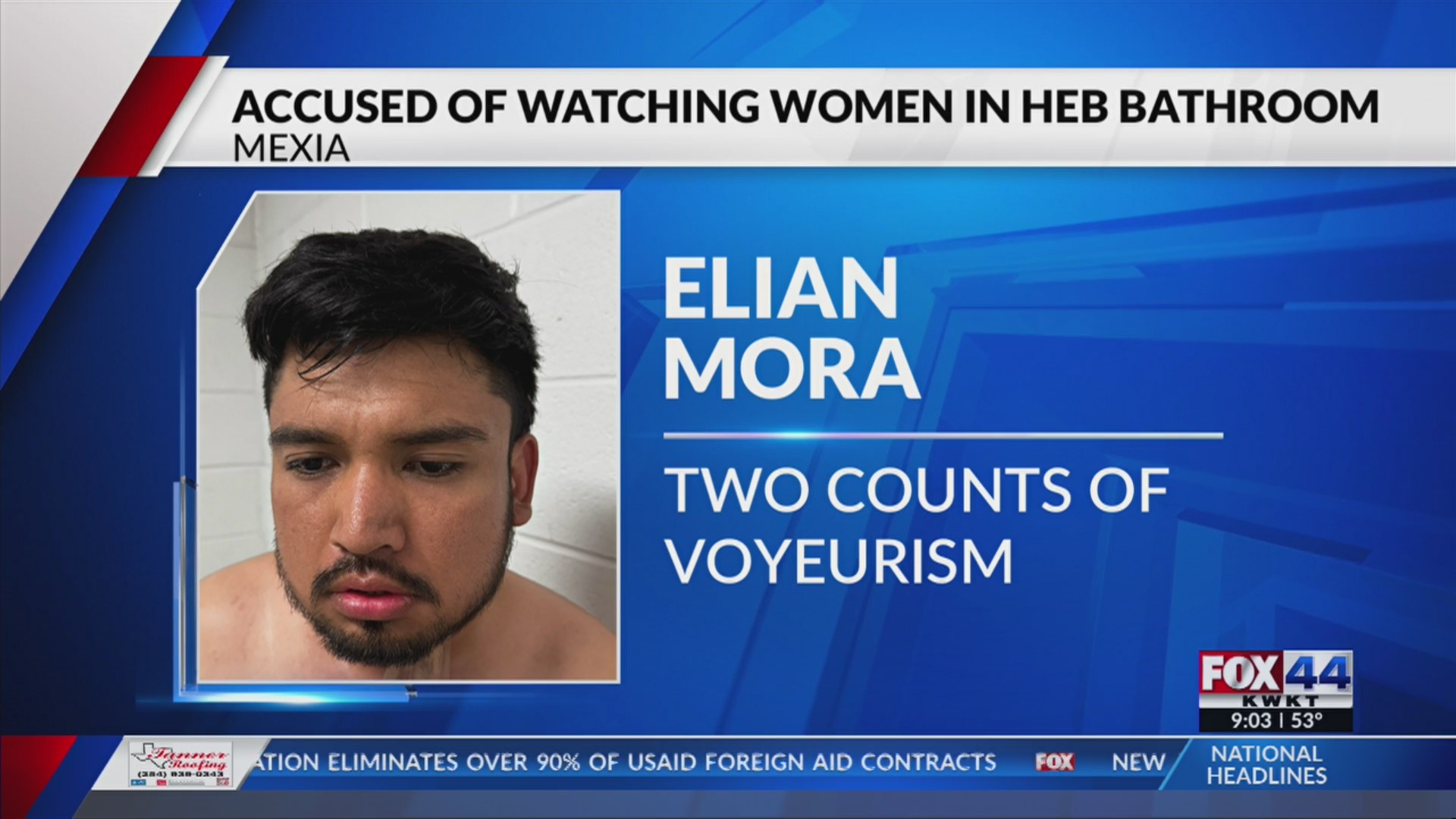 Man accused of watching women, one minor in H-E-B bathroom – KWKT – FOX 44