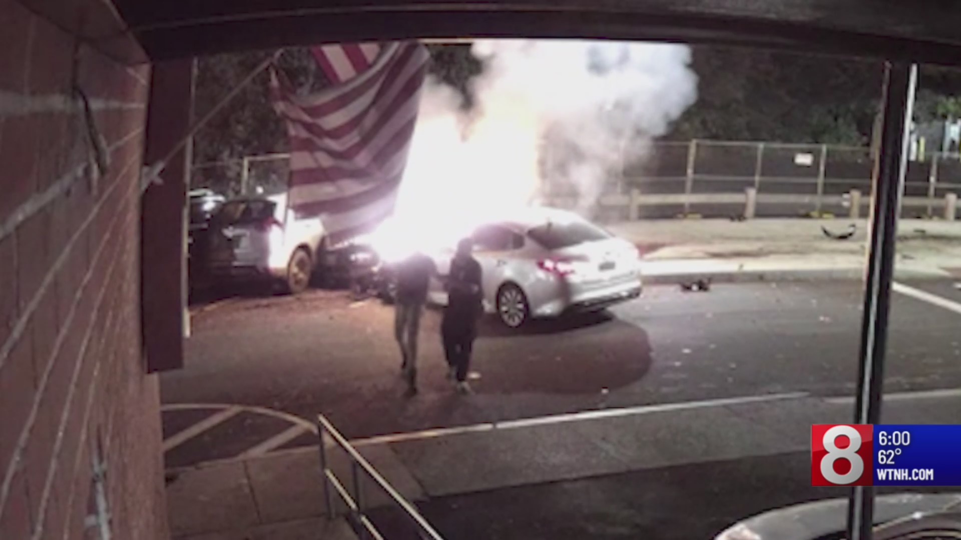 EXCLUSIVE: Good Samaritan rescues man from burning car in Ansonia ...