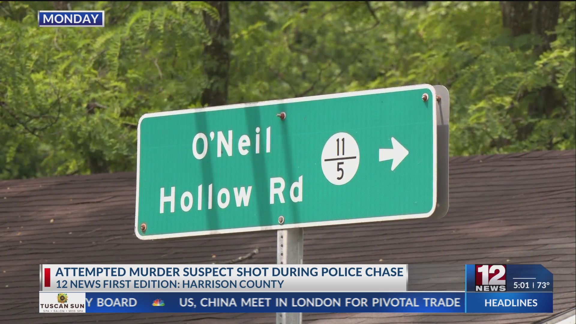 Attempted murder suspect shot during police chase in Harrison County ...