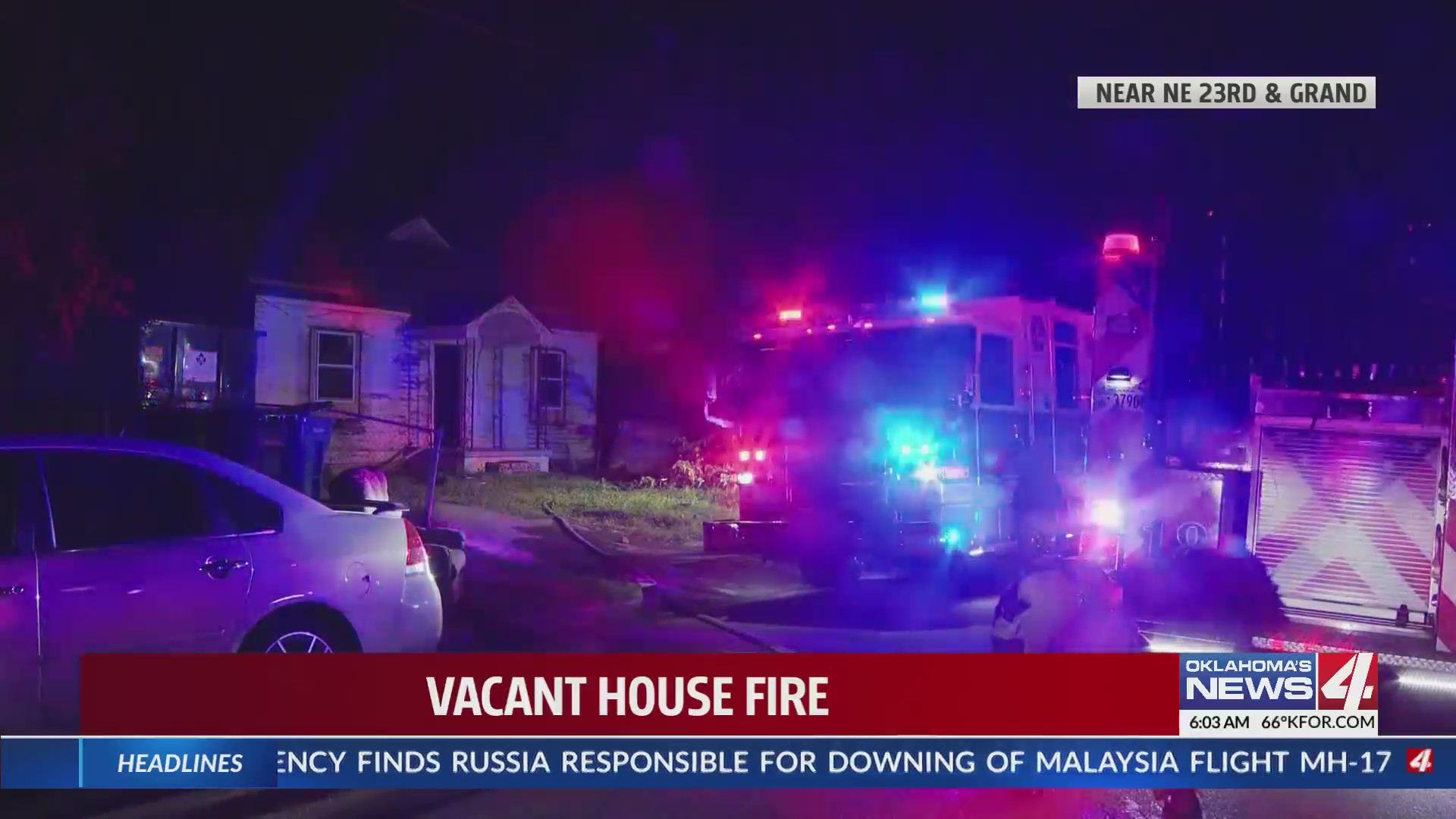 Firefighters knock down vacant house fire in NE Oklahoma City – KFOR ...