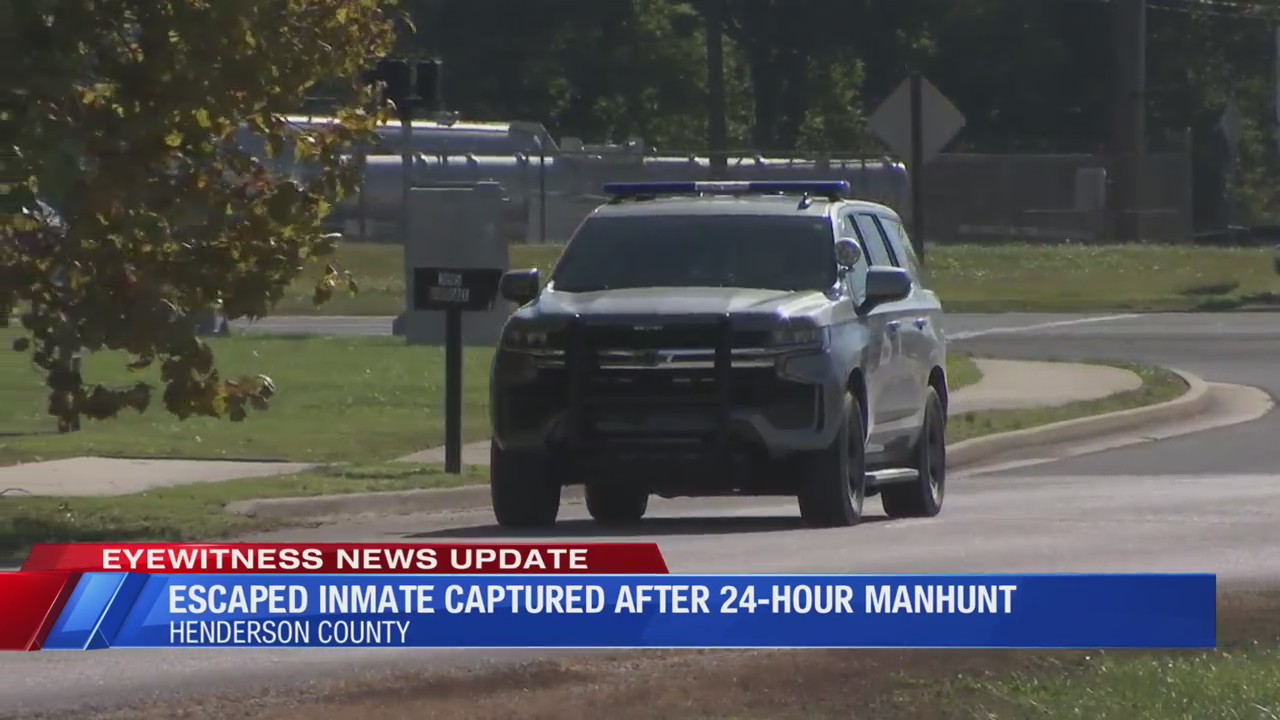 Escaped inmate captured after 24-hour manhunt – Eyewitness News (WEHT/WTVW)