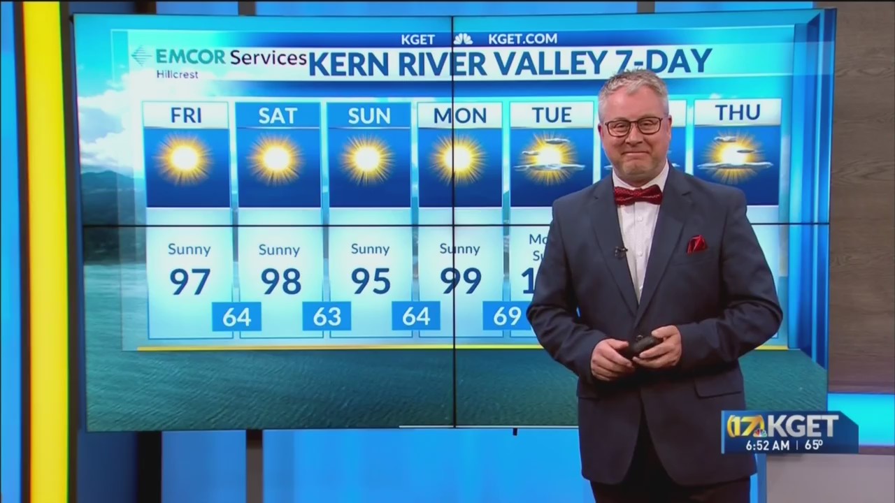 Expect temps in the mid 90s over the weekend – KGET 17 News