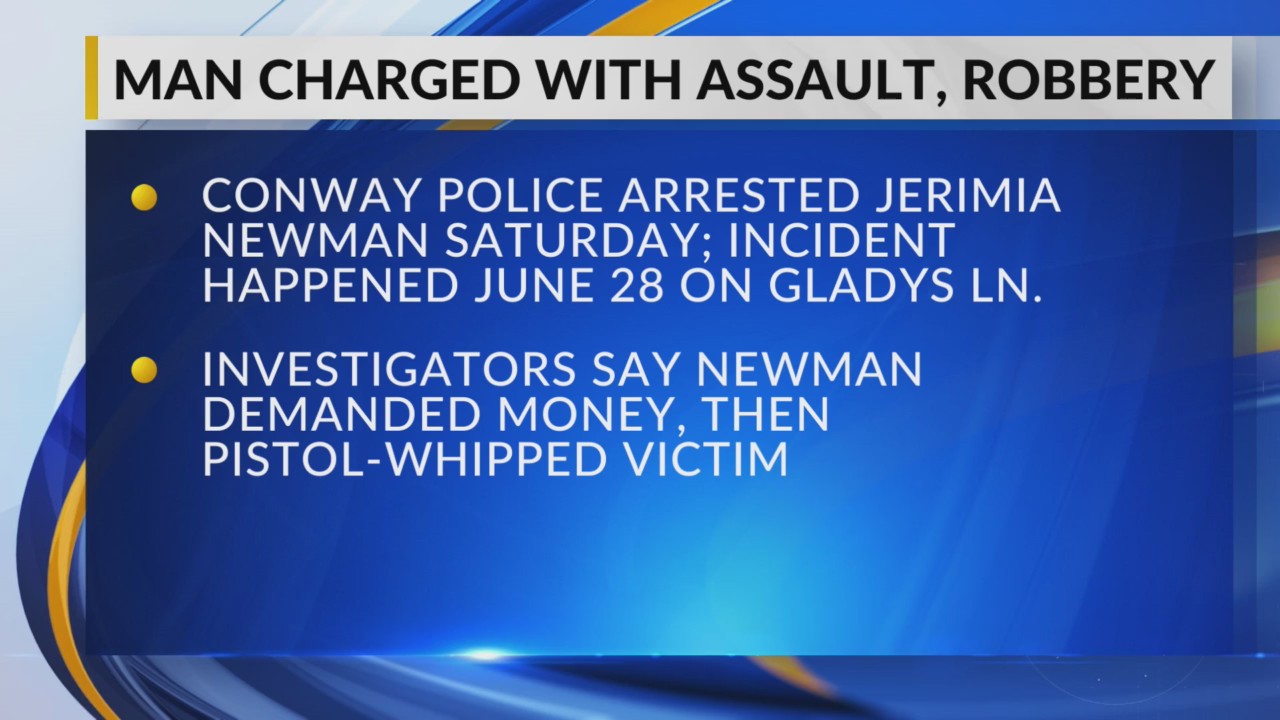 Conway man accused of pistol-whipping friend, robbing him – WBTW
