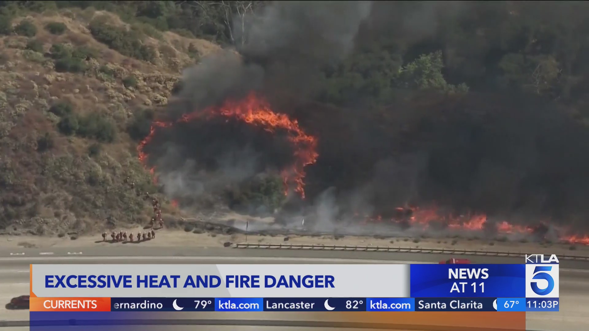 Excessive heat prompts fire danger across Southern California – KTLA