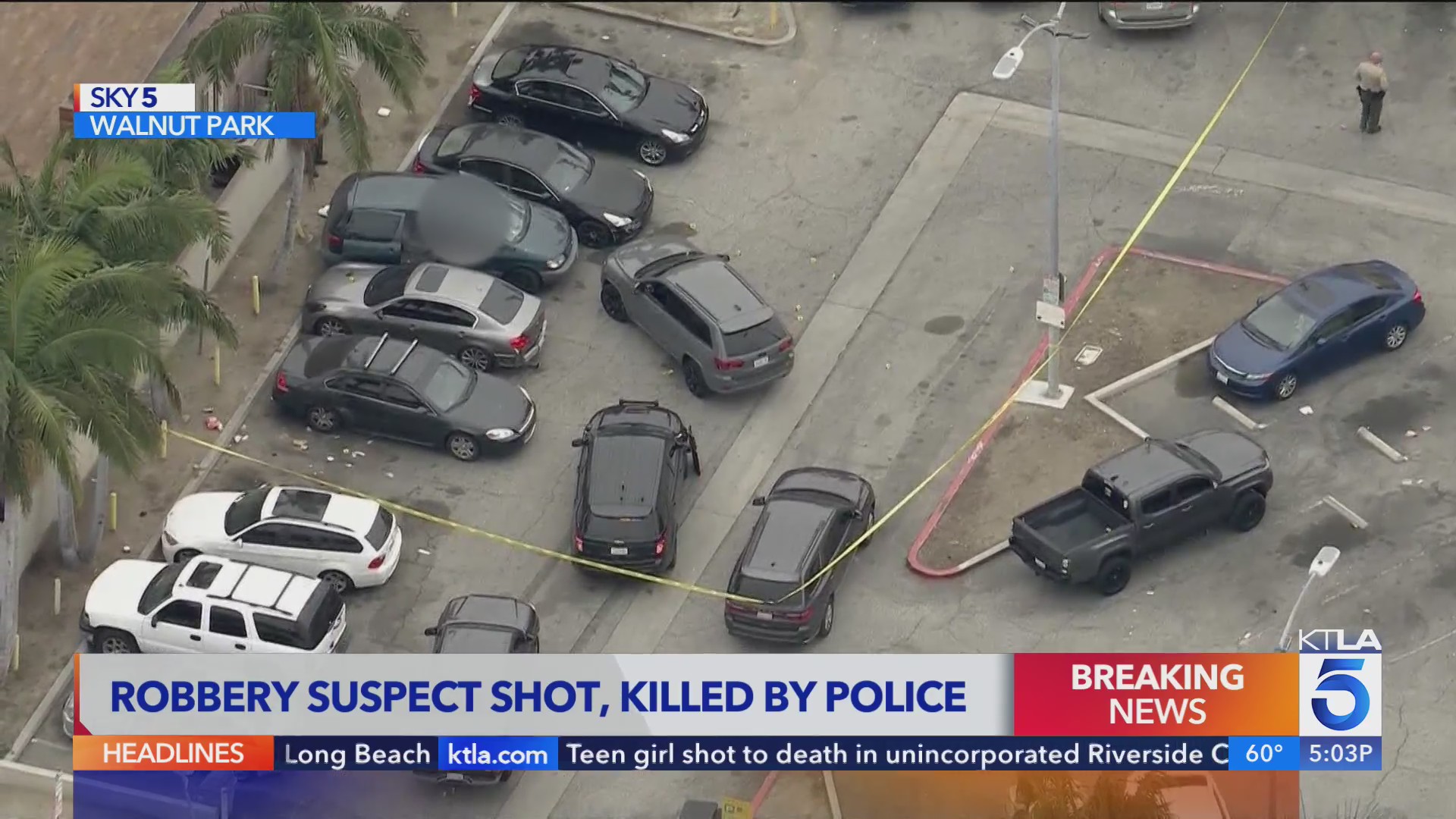 Robbery suspect shot, killed by police in L.A. County – KTLA