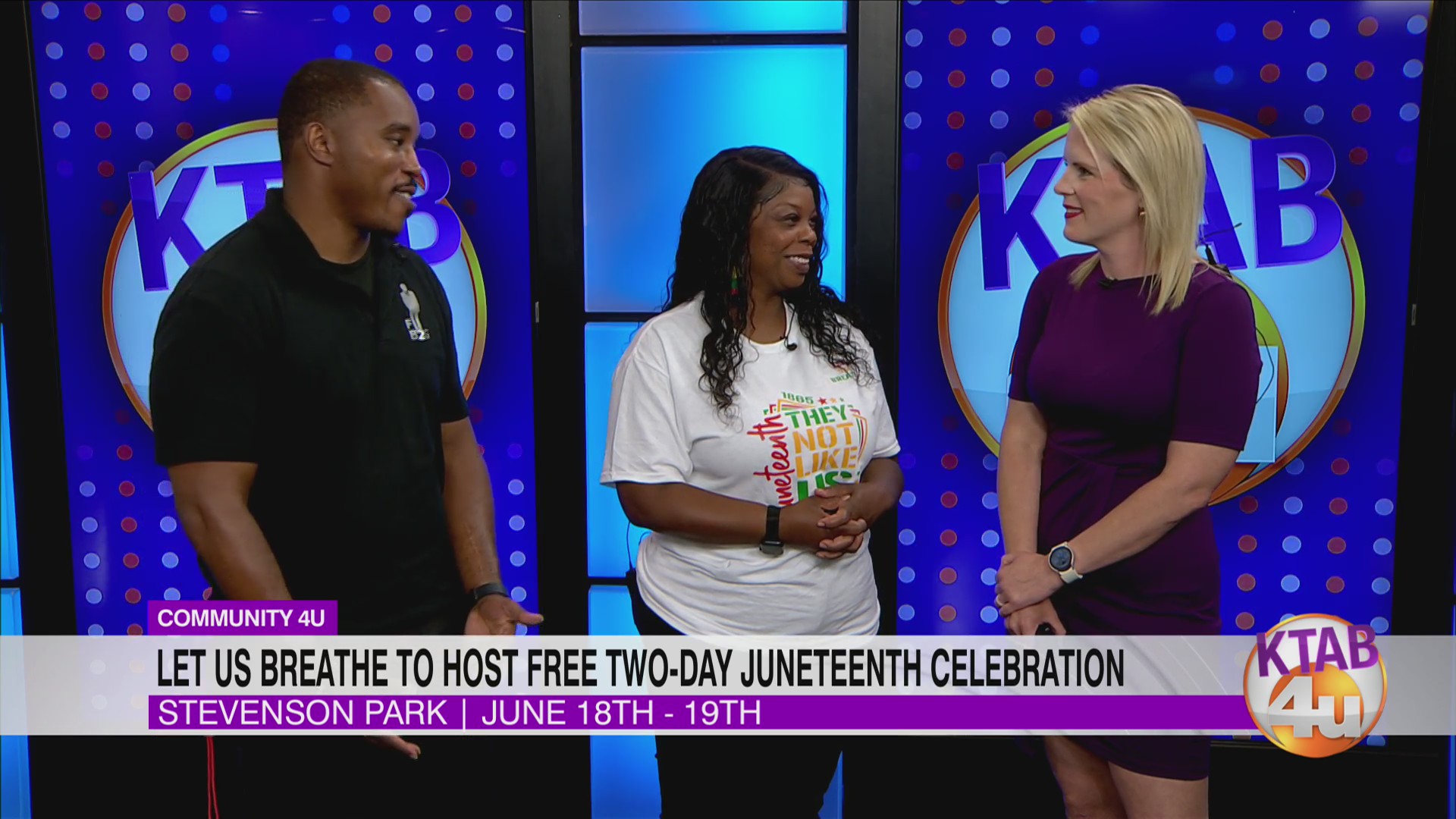 Let Us Breathe to host free two-day Juneteenth Celebration – KTAB ...