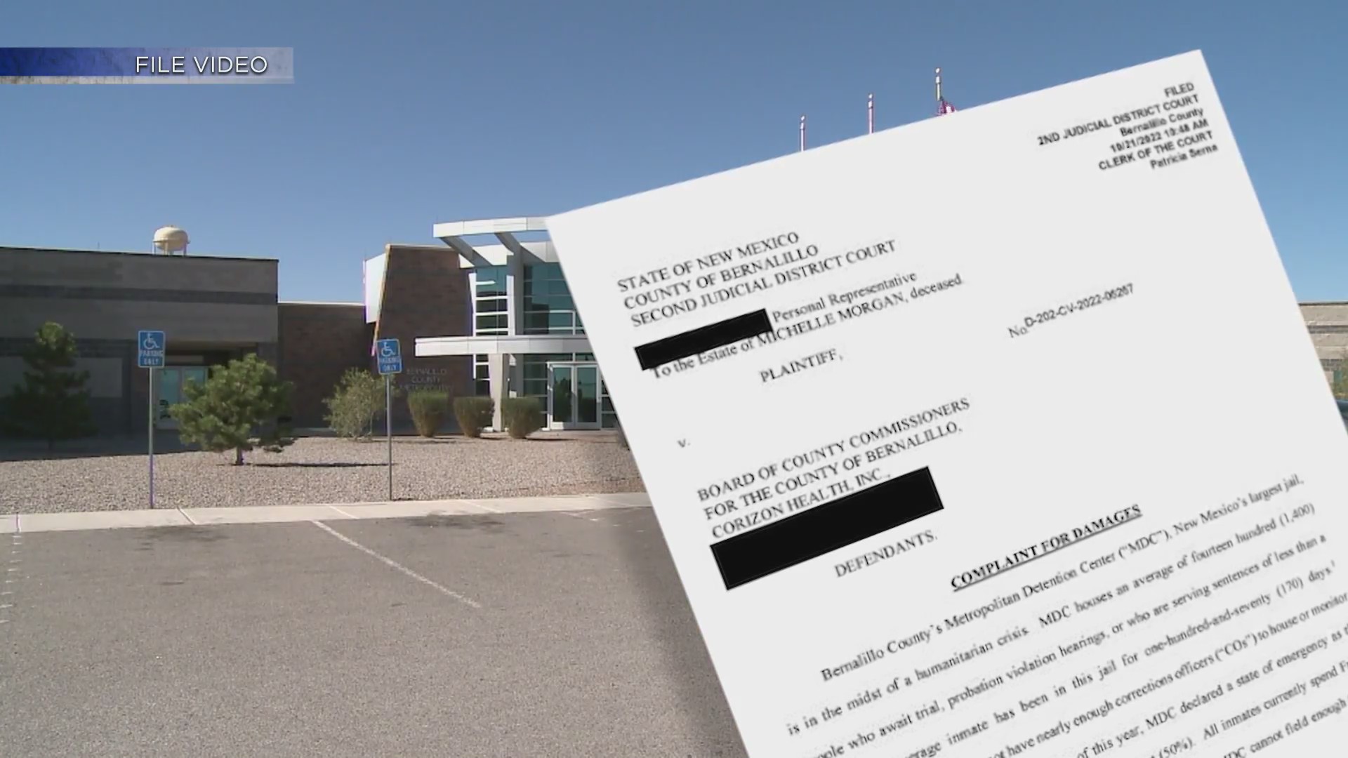 Lawsuit alleges Bernalillo County Metro Detention Center failed to
