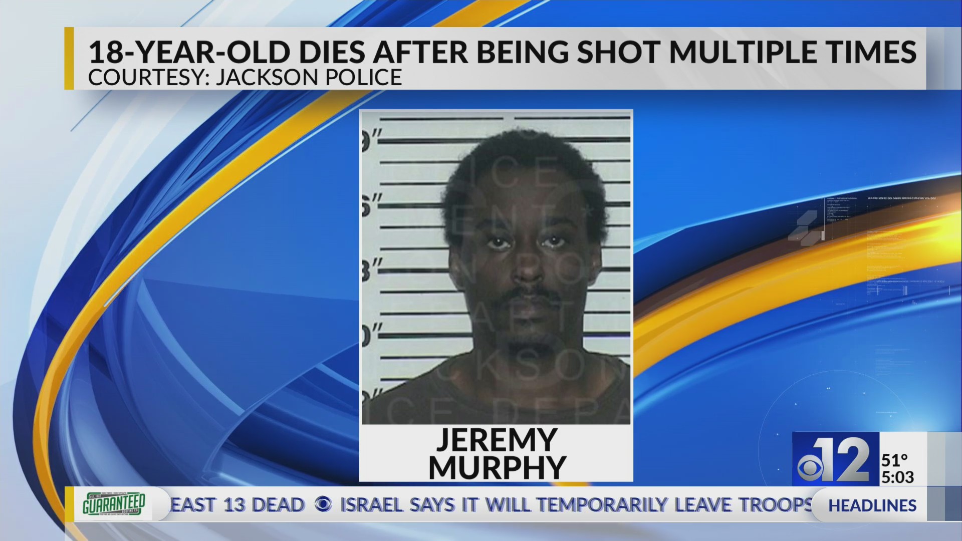 18-year-old dies after being shot multiple times in Jackson – WJTV