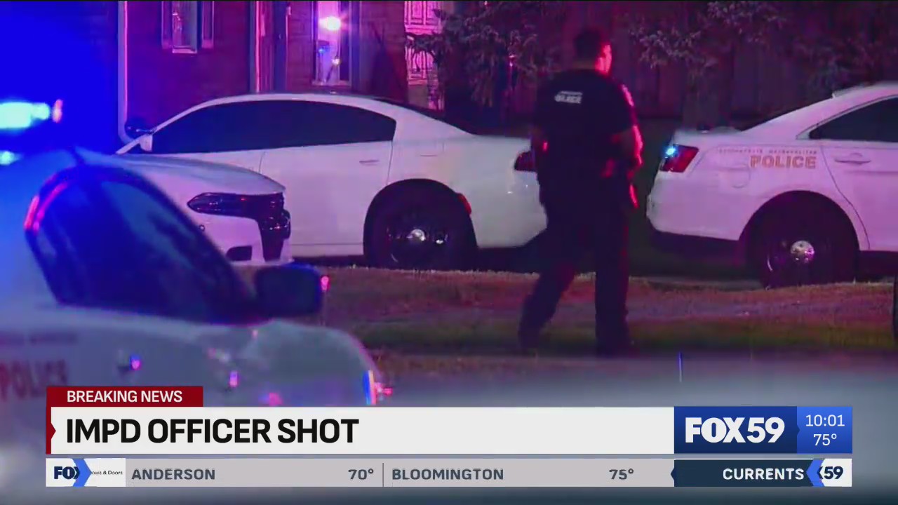 IMPD officer shot, injured on Indy’s east side; suspect remains at ...