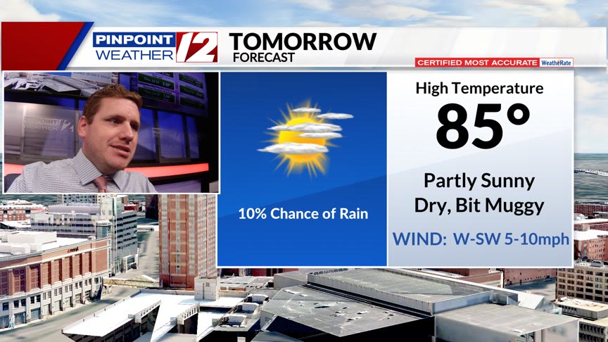 WPRI 12 Weather Now 7/19/24: Nice Afternoon; Weekend Looks Good Too ...