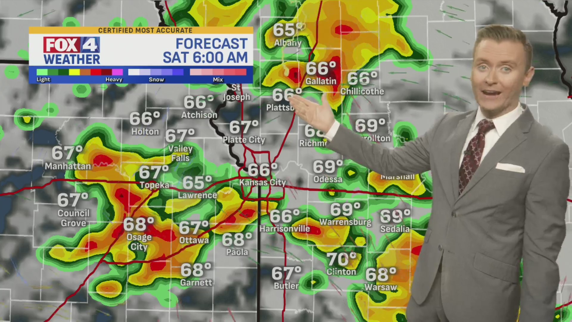 Friday afternoon forecast – FOX 4 Kansas City WDAF-TV | News, Weather ...