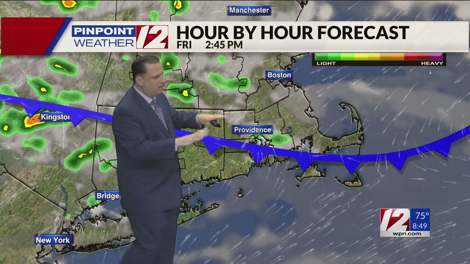 WPRI 12 Weather Forecast 6/20/24: Hazy, hot and humid today with an Air ...