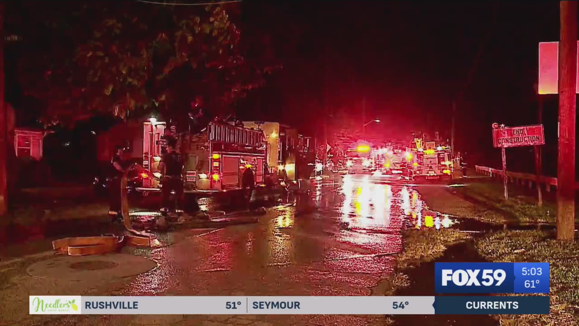 2 people displaced in house fire on near east side – Fox 59