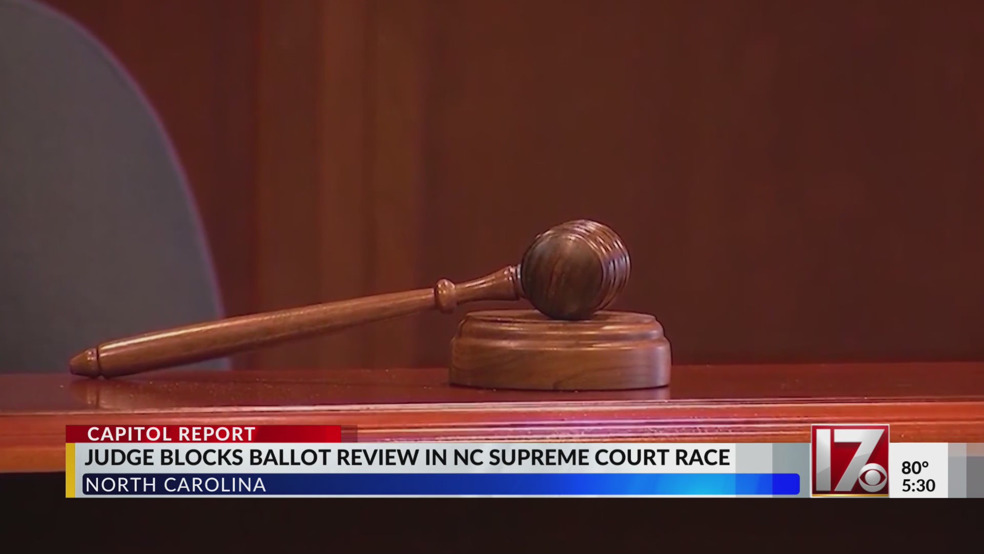Judge blocks ballot review in North Carolina Supreme Court race – CBS17.com