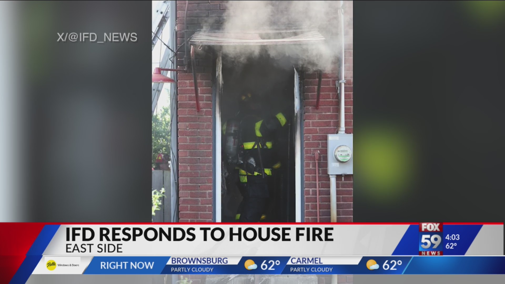 Person displaced, cat dead after fire on east side of Indianapolis – Fox 59