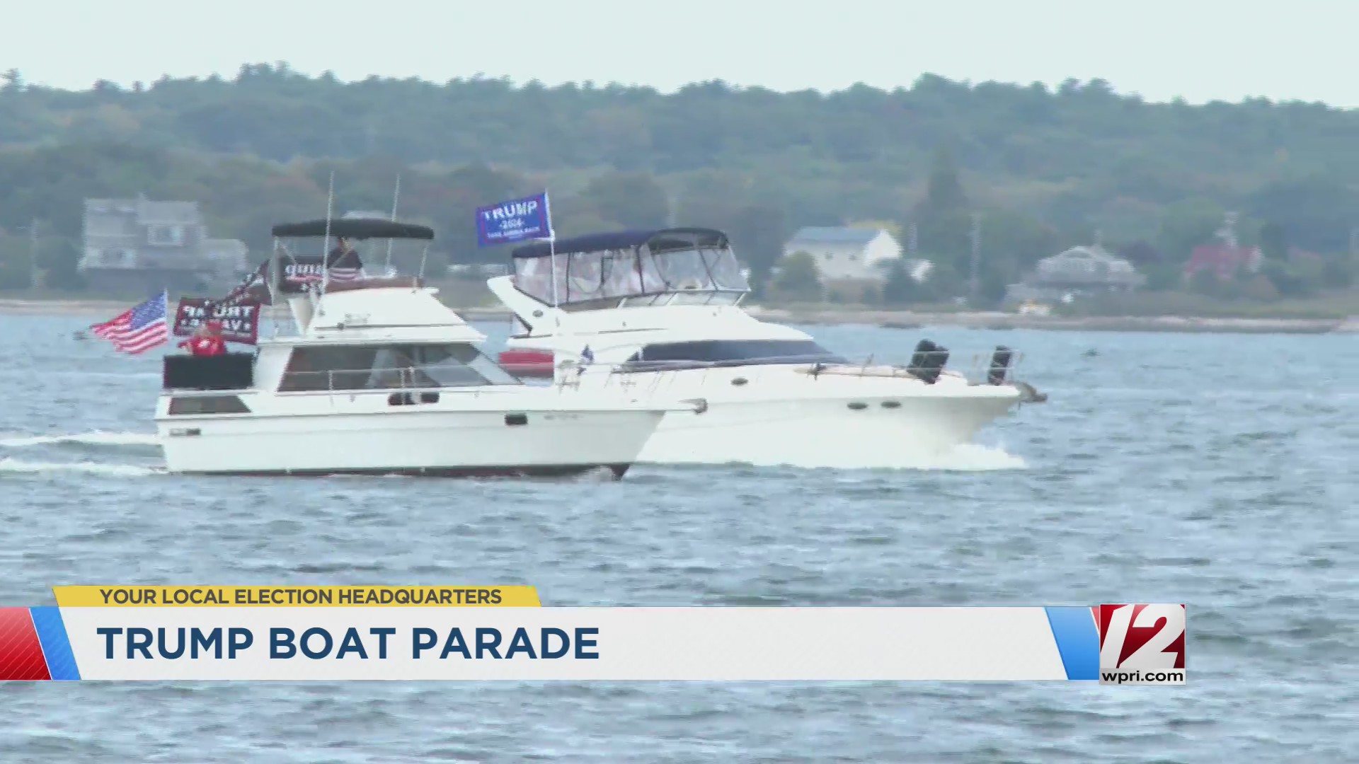 ProTrump boat parade held in New Bedford