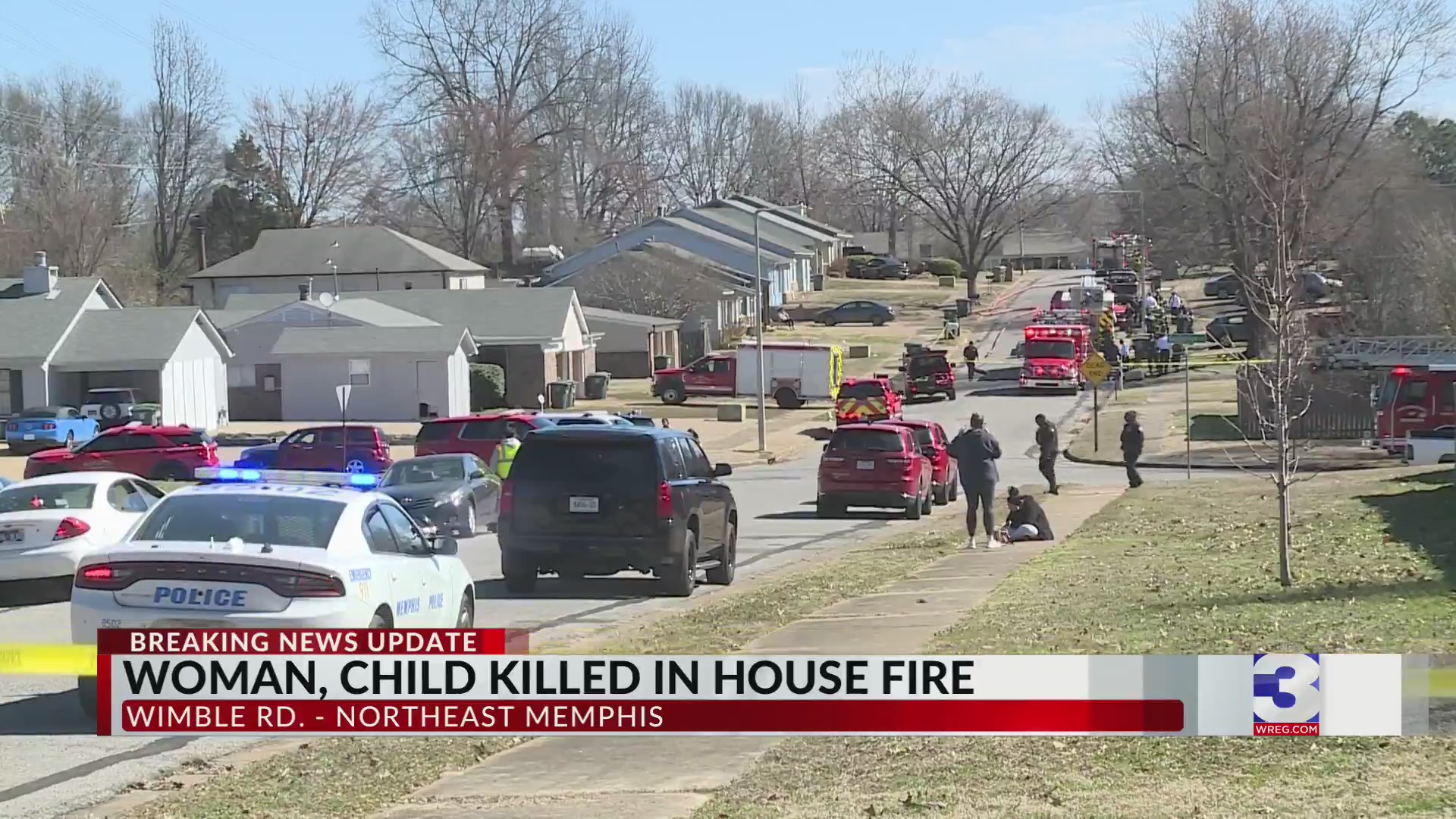 Woman, child dead after northeast Memphis house fire – WREG.com