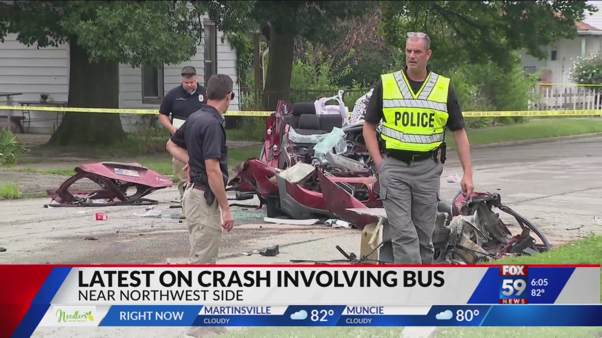 Crash, shooting under investigation on near northwest side – Fox 59
