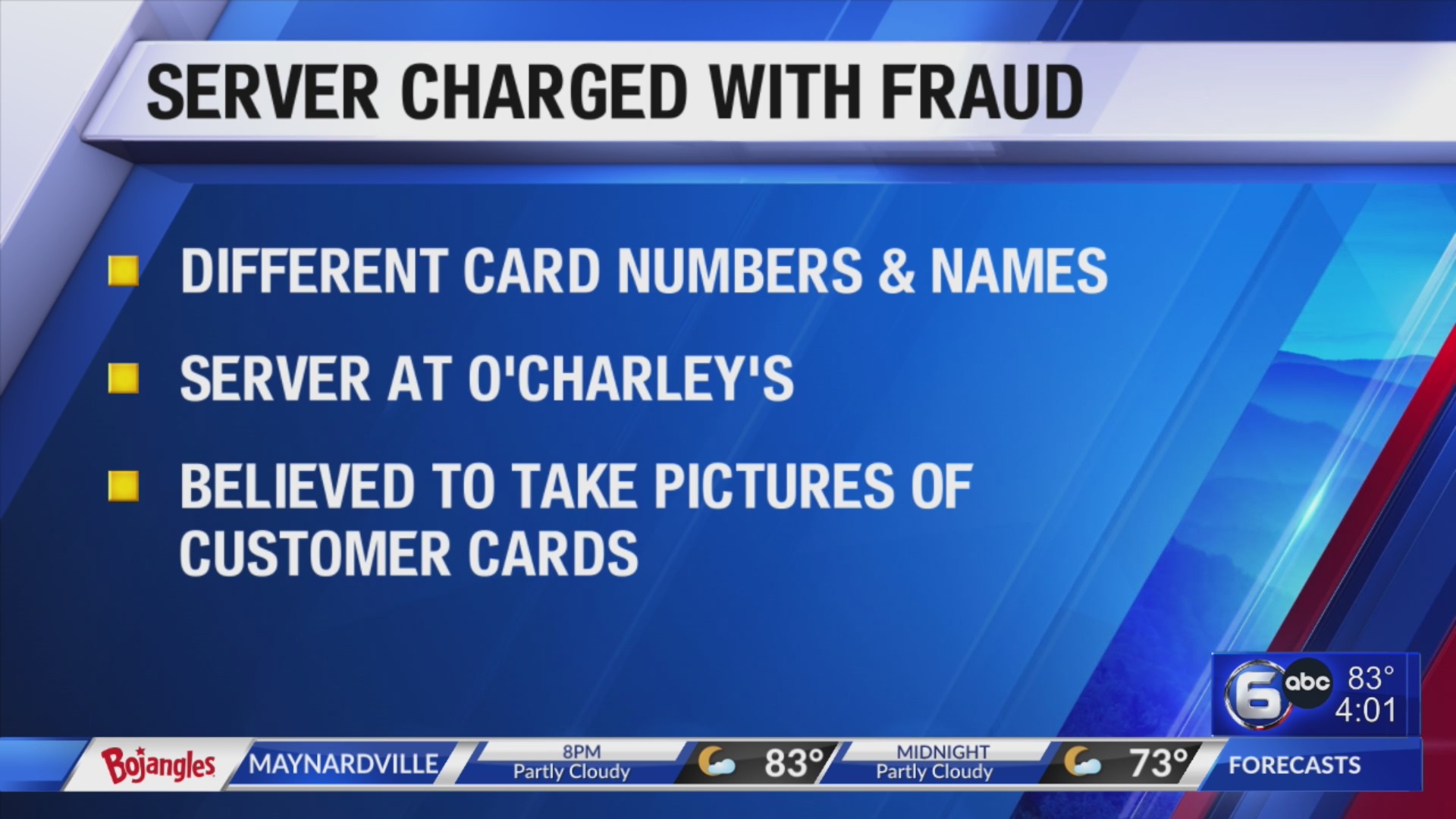 Woman accused of using stolen credit card numbers – WATE 6 On Your Side