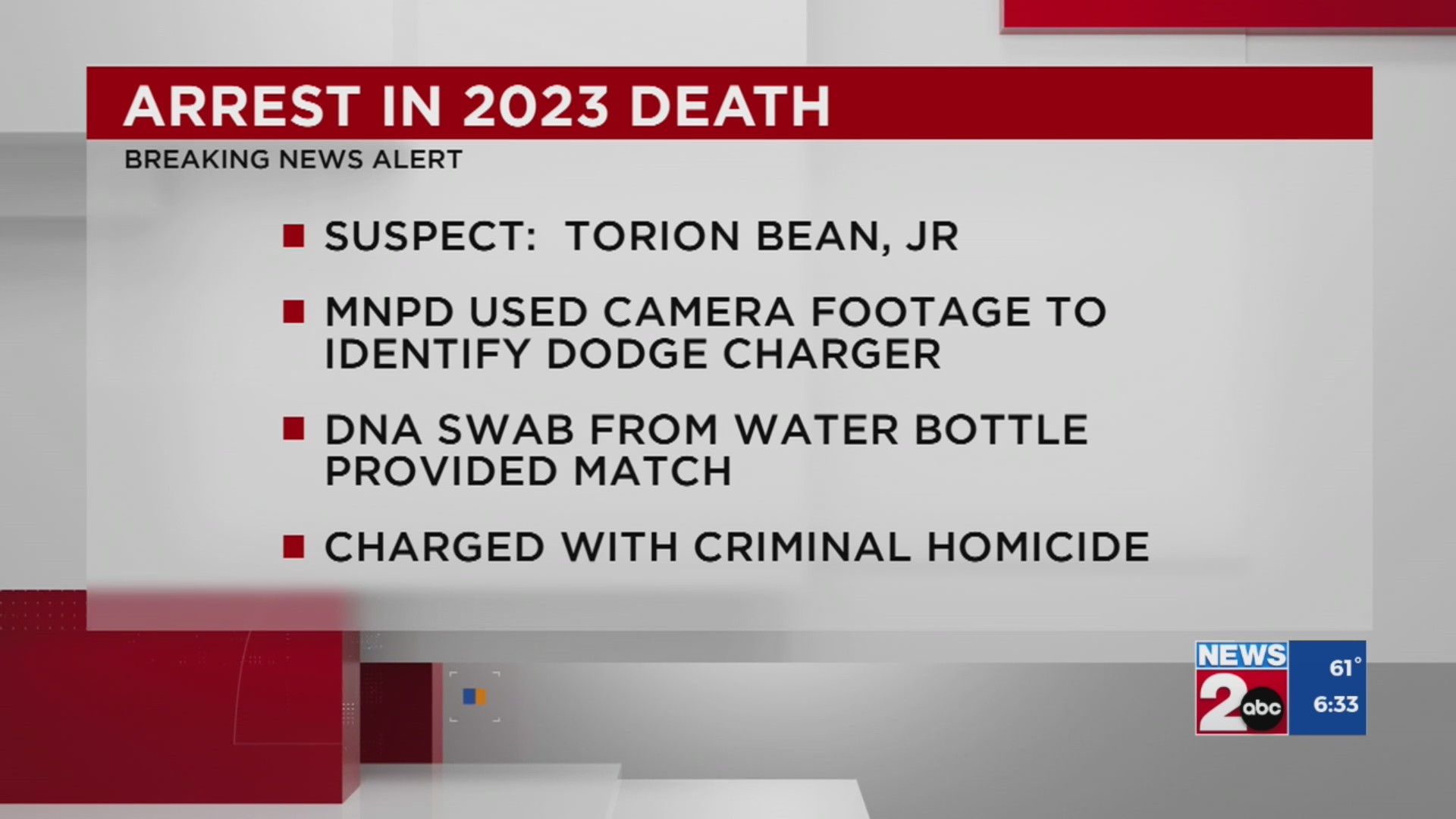 Arrest made in 2023 hit-and-run crash death – WKRN News 2