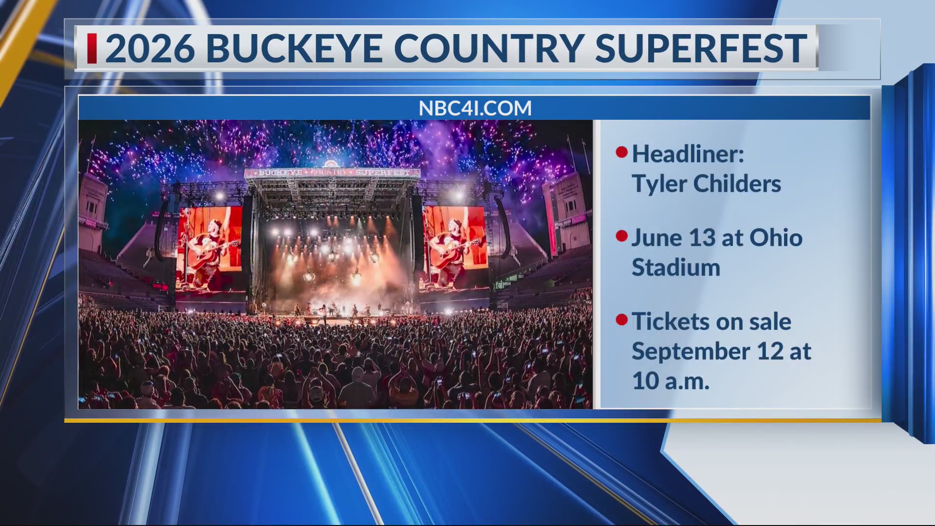Buckeye Country Superfest 2026 Bag Policy