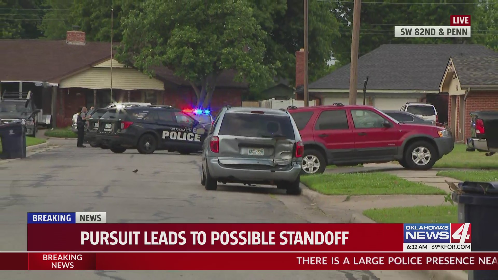 One in custody after chase, possible standoff in SW Oklahoma City ...