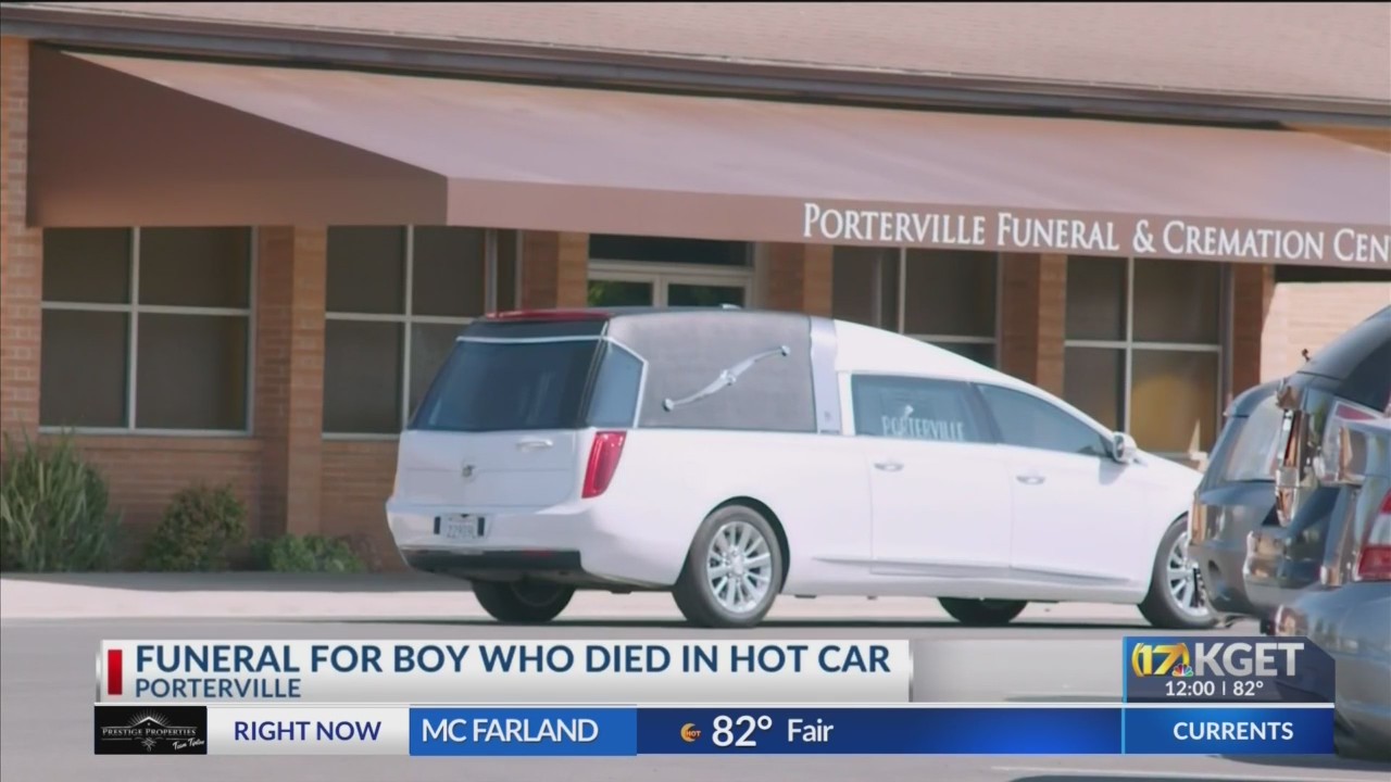 Toddler who died after being left in hot car laid to rest at funeral ...