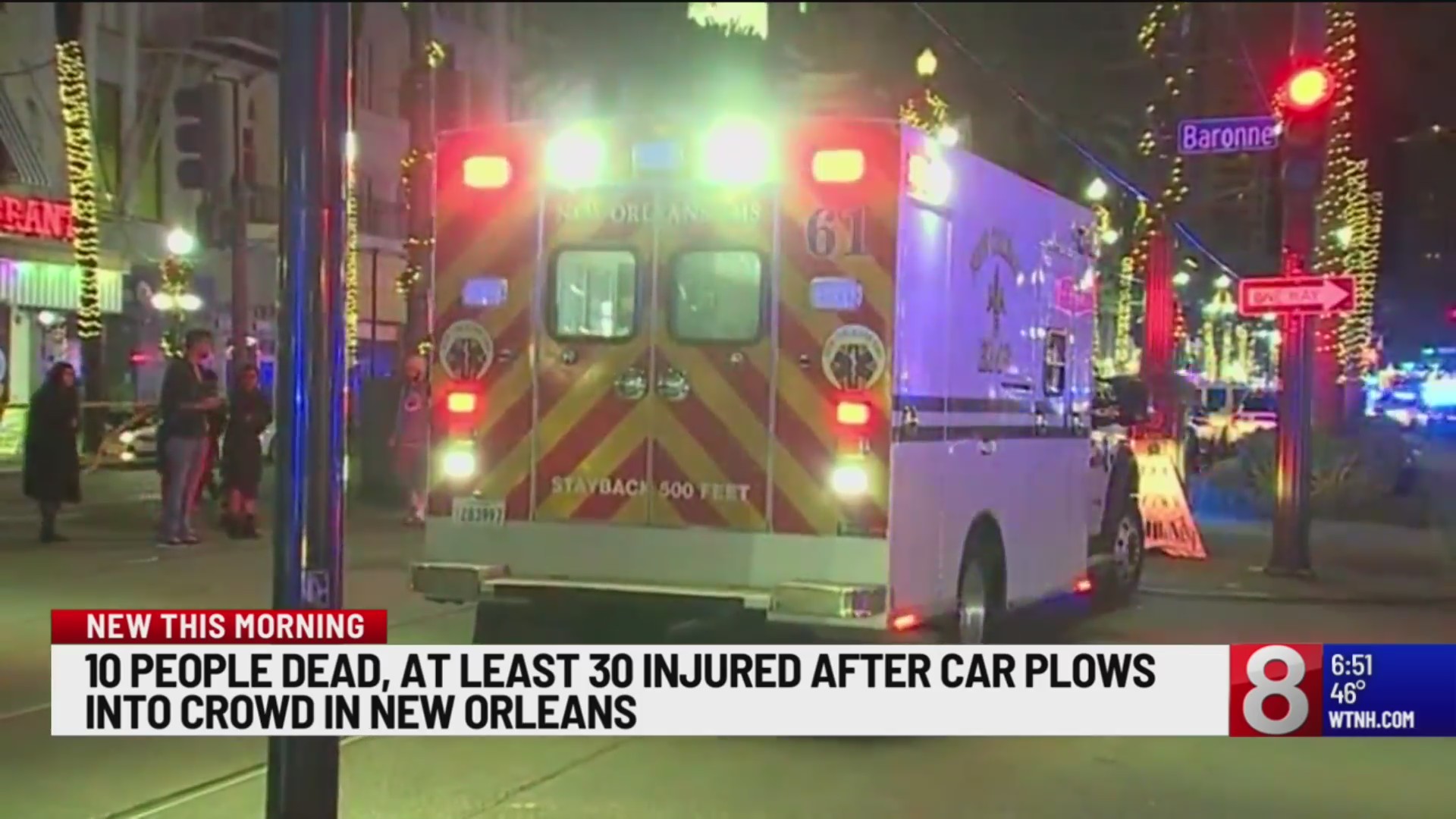 10 dead, dozens injured after car plows into crowd in New Orleans ...